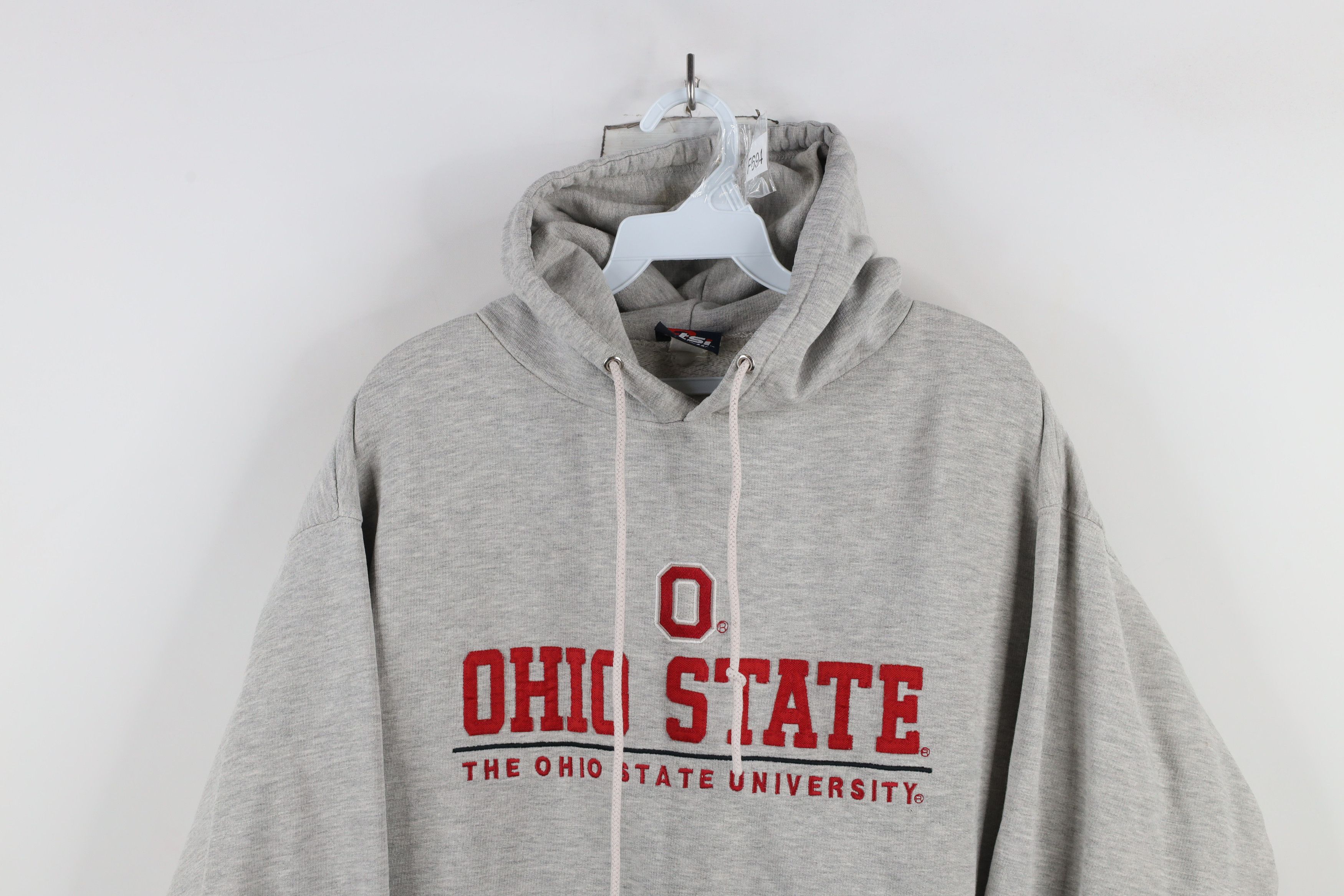 Vintage Vintage 90s Spell Ohio State University Hoodie Sweatshirt Size US S / EU 44-46 / 1 - 2 Thumbnail