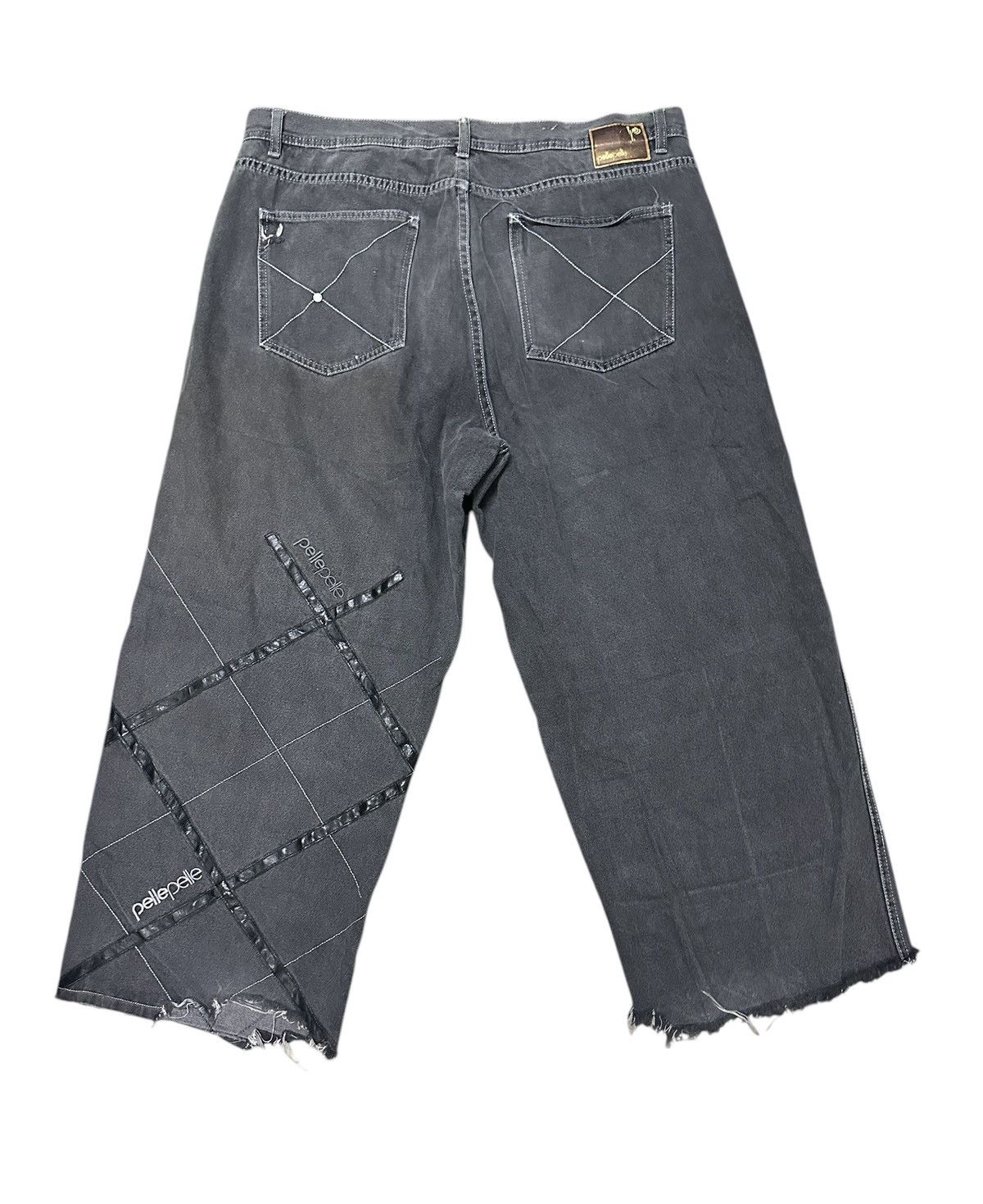 Pelle Pelle Pelle pelle baggy distressed denim pants Size US 39 - 2 Thumbnail