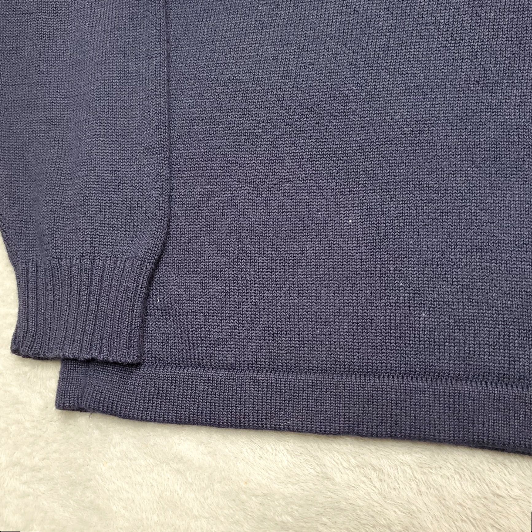 The North Face The North Face Mens Sweater Pullover 1/4 Zip Blue Wool Blend M Size Clothing Outdoors Casual Mens Size US M / EU 48-50 / 2 - 6 Thumbnail