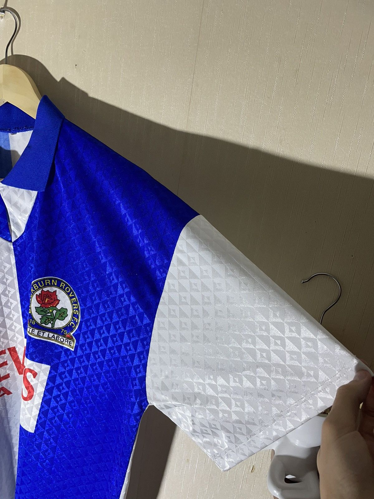 Vintage Blackburn Rovers Shearer #9 vintage blokecore jersey Size US XXL / EU 58 / 5 - 5 Thumbnail