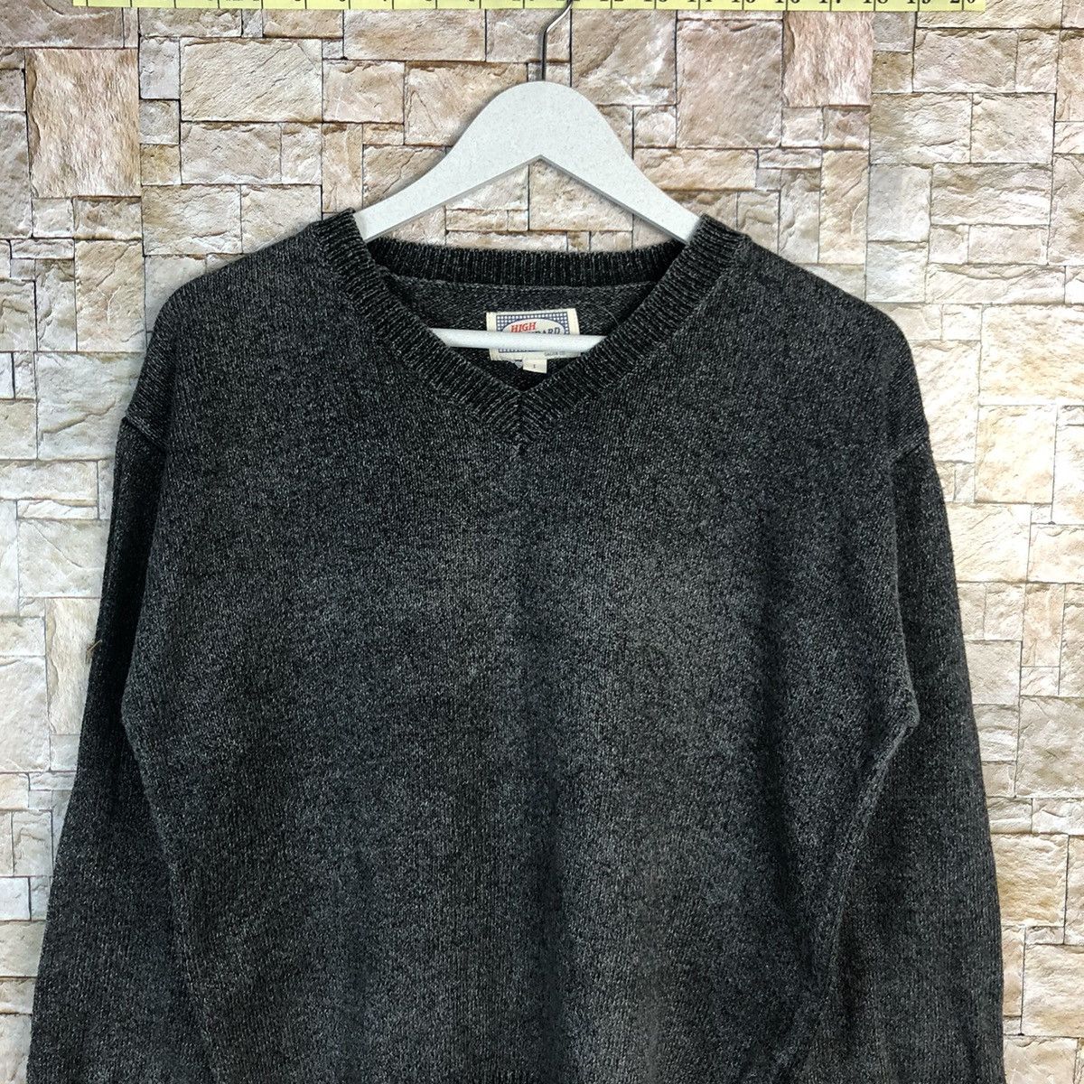 Homespun Knitwear × Japanese Brand × Vintage High Standard vintage japan Grey Knitwear #A910 Size US M / EU 48-50 / 2 - 5 Thumbnail