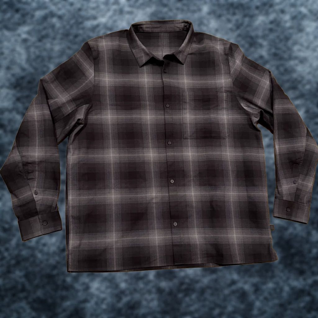 Lululemon Lululemon Button-Up Shirt Men’s XL Grey Black Long Sleeve Zip Pocket Flannel Size US XL / EU 56 / 4 - 1 Thumbnail