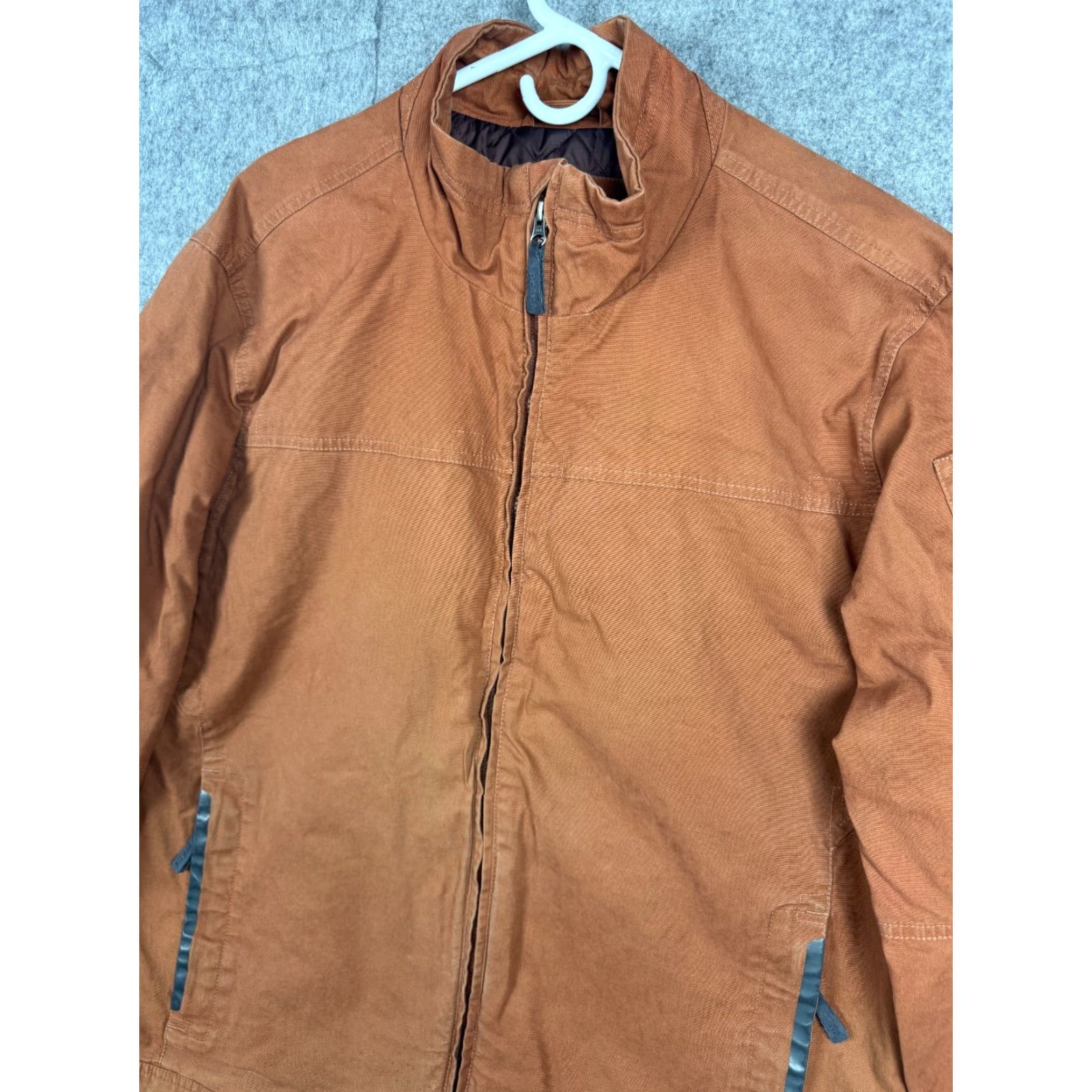 Prana PRANA Bronson Jacket Men's 2XL Auburn Canvas Lined Quilted Heavy Zip Workwear Bomber Jacket Size US XXL / EU 58 / 5 - 2 Thumbnail
