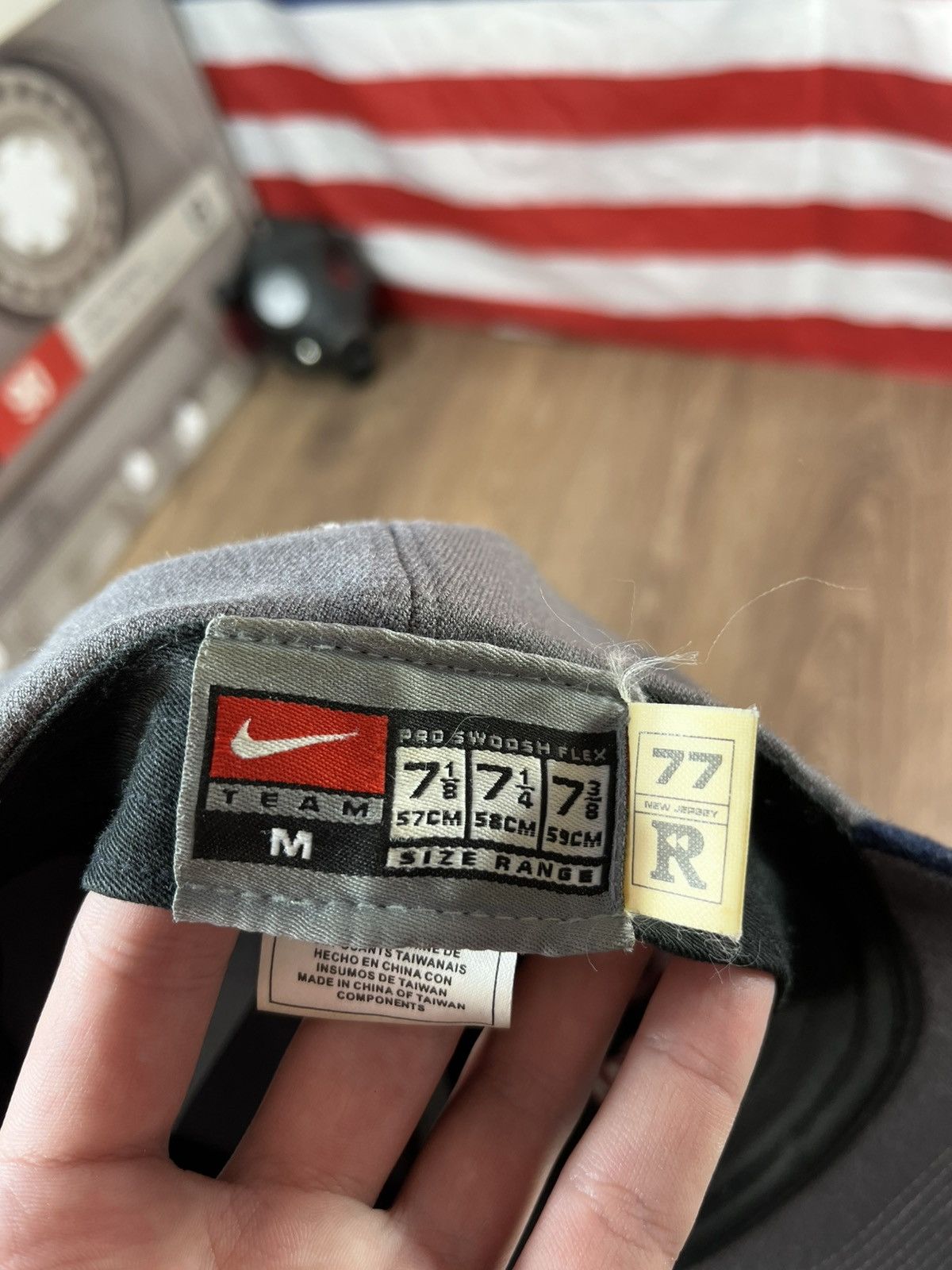 Vintage Vintage Nike New Jersey Hat Size M Size ONE SIZE - 12 Thumbnail