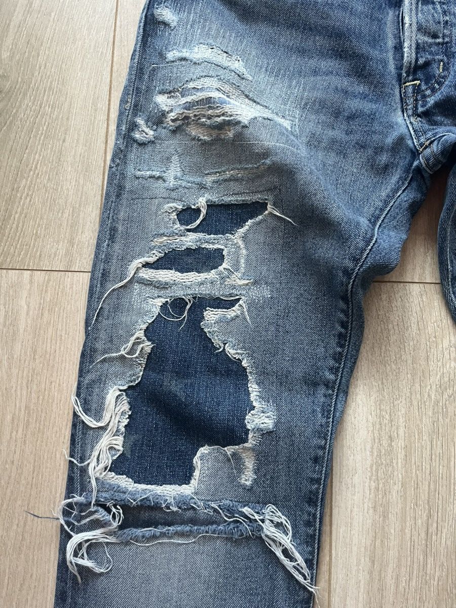 Denim & Supply Ralph Lauren × Polo Ralph Lauren × Ralph Lauren DSRL Distressed Denim Jeans America Size US 29 - 3 Thumbnail