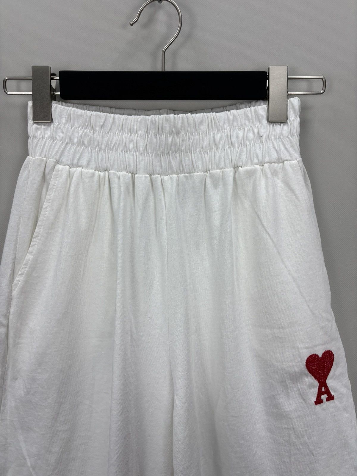 AMI Womens shorts AMI Alexandre Mattiussi Size S Color White Size 25" / US 0 / IT 36 - 3 Thumbnail