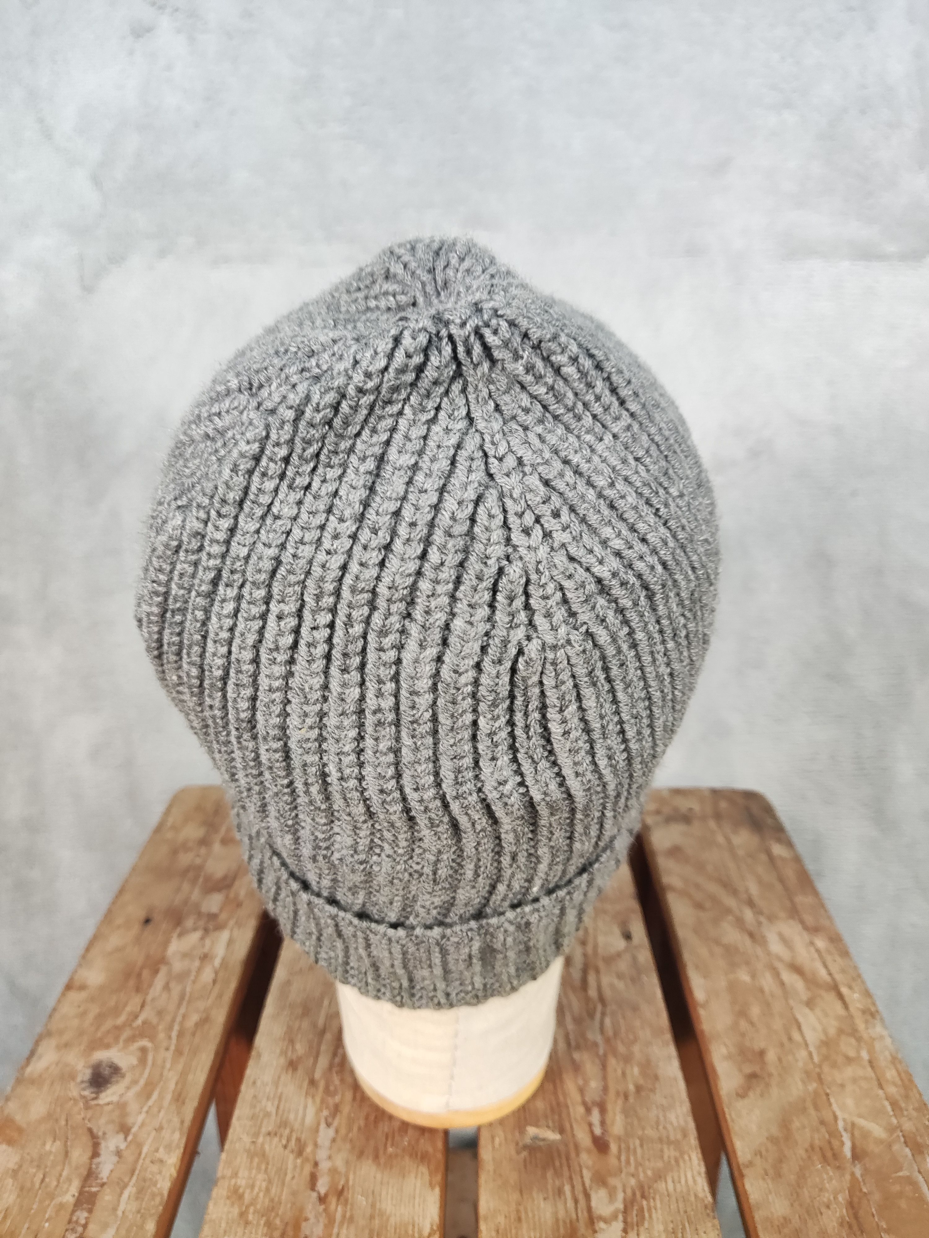 Coach Vintage Coach Plain Gray Wool Beanie Hat Size ONE SIZE - 6 Thumbnail