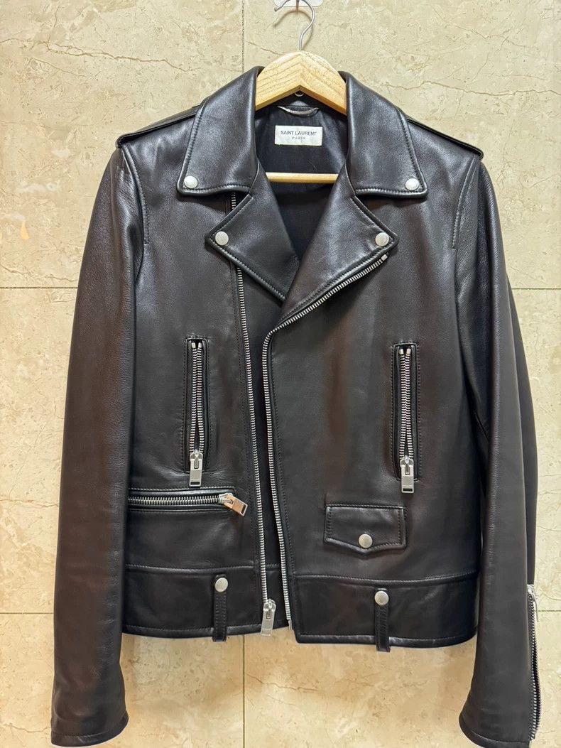 Yves Saint Laurent Saint Laurent 16 FW L01 Locomotive Leather jacket 2502-Nex Size US M / EU 48-50 / 2 - 1 Thumbnail