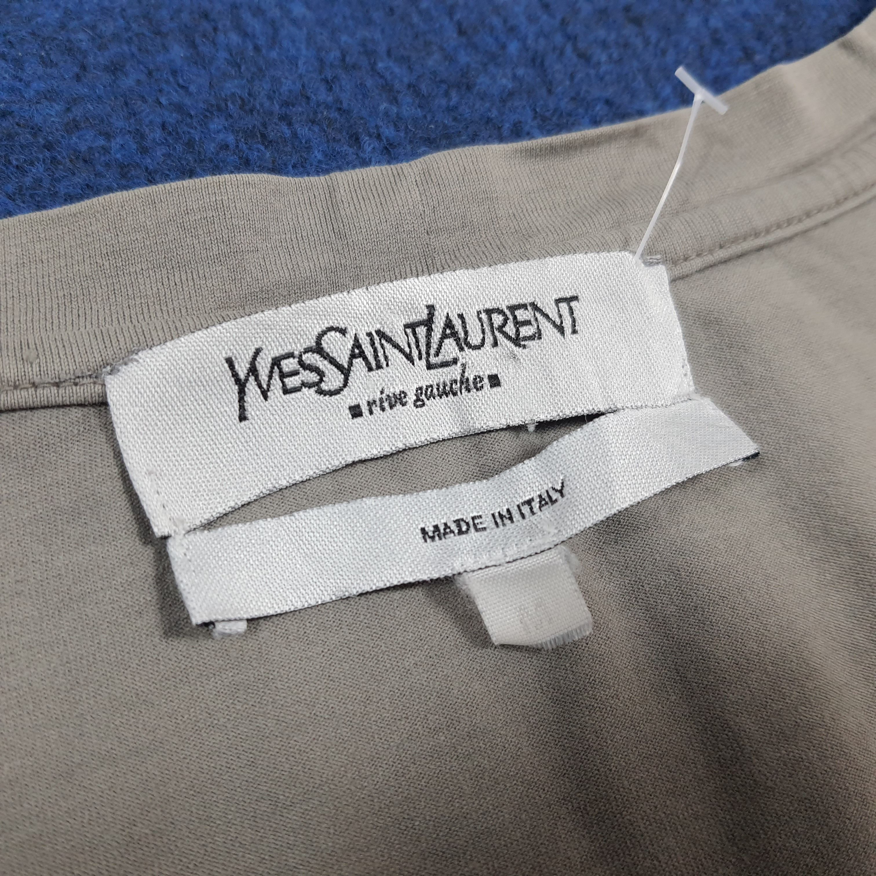 Yves Saint Laurent Vintage Yves Saint Laurent YSL Big Logo Tshirt C294N71 Size M / US 6-8 / IT 42-44 - 5 Thumbnail