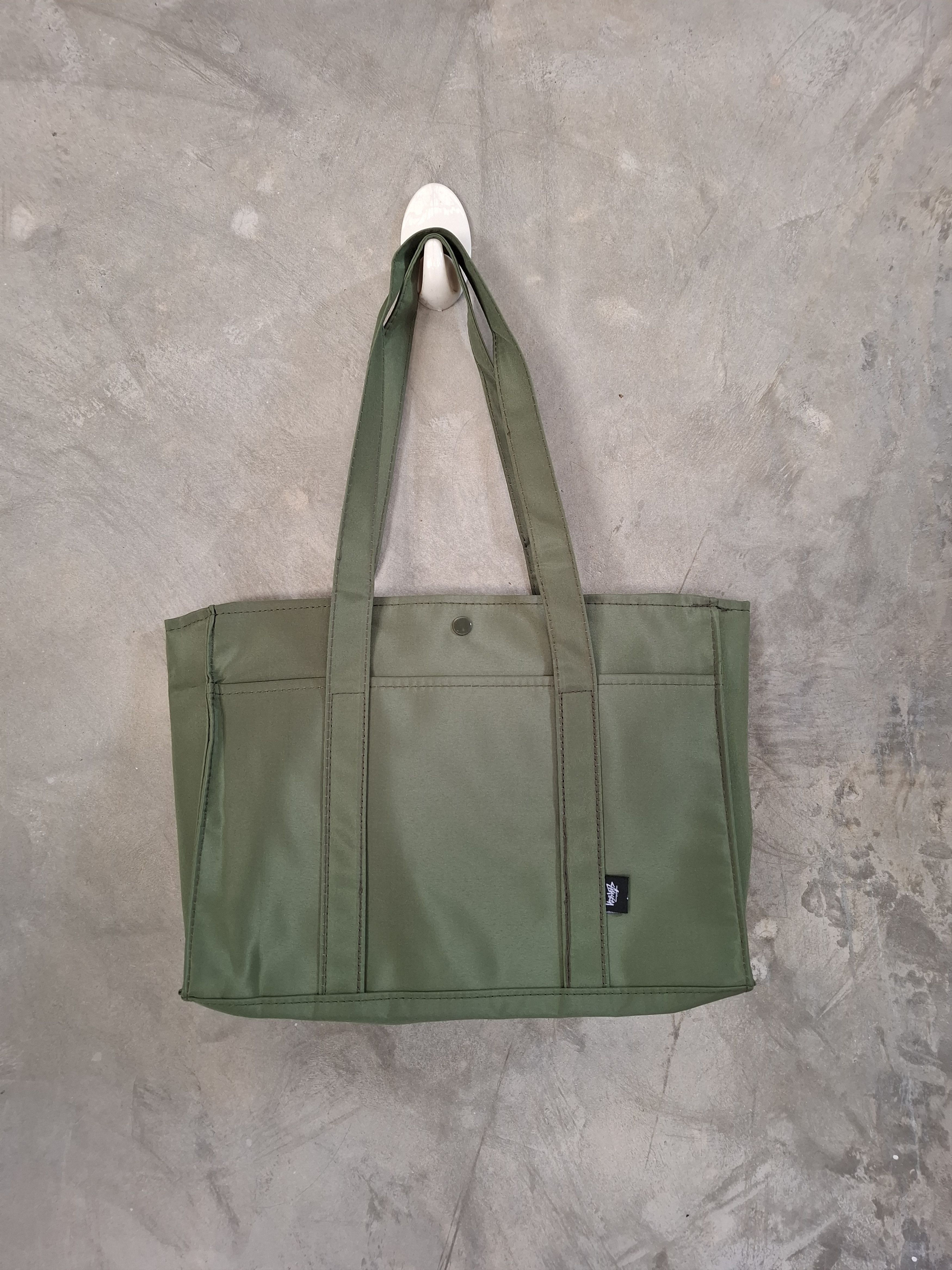 Stussy Stussy military green totebag japan appendix magazine Size ONE SIZE - 5 Thumbnail