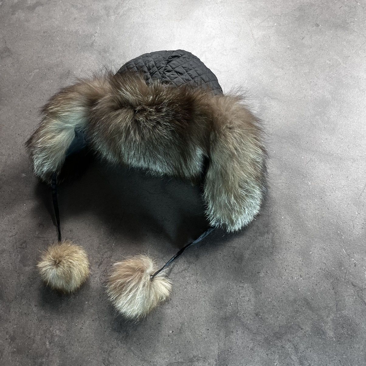 Japanese Brand Vintage Y2K Fuzzy mohair Japanese Ushanka Hat Russian Girl Size ONE SIZE - 3 Thumbnail