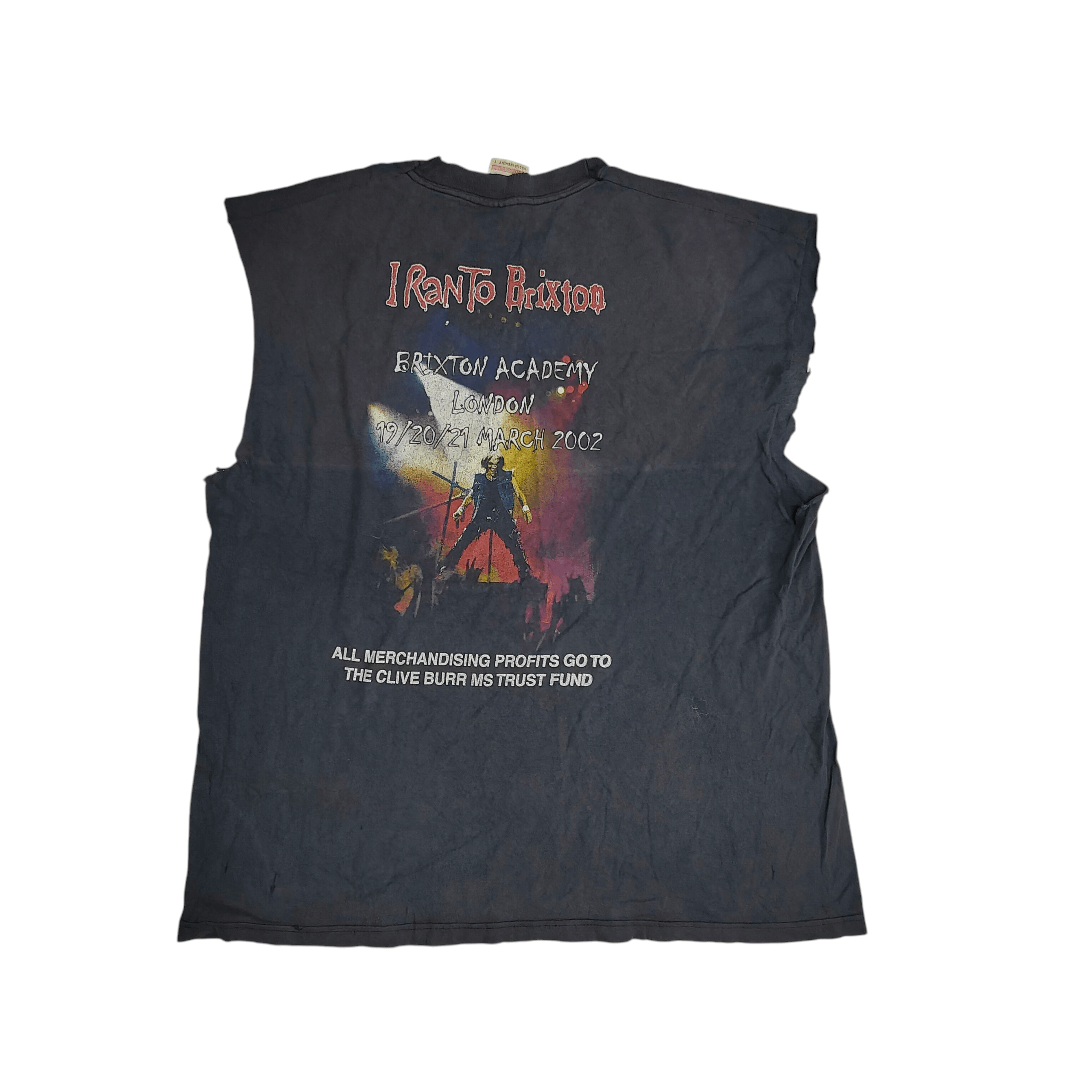 Iron Maiden Vintage Iron Maiden 2002 Distressed Destroyed T Shirt Size US XL / EU 56 / 4 - 2 Thumbnail