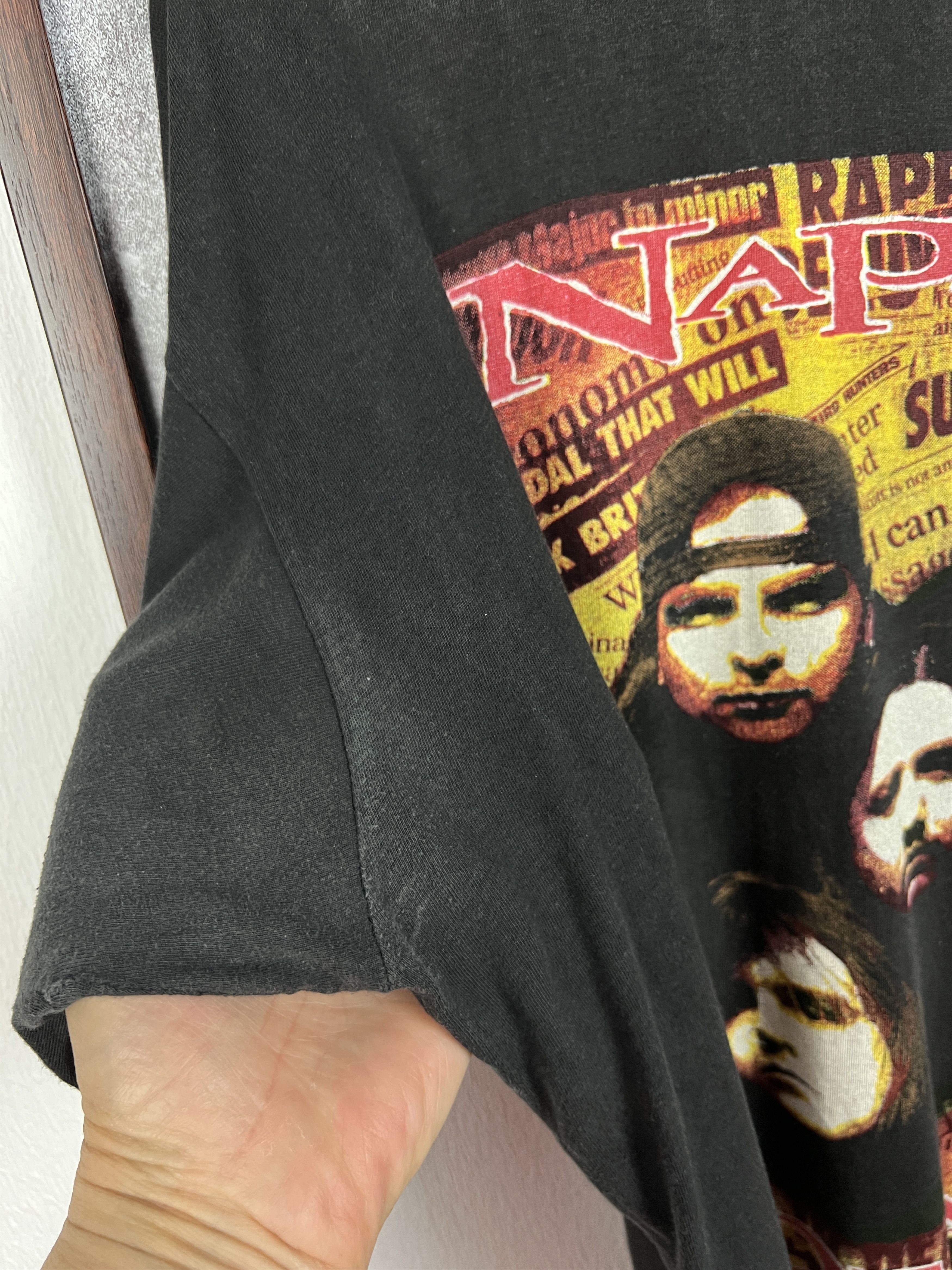 Vintage Over Print Napalm Death Black Metal Shirt Tee Band Grindcore Size US L / EU 52-54 / 3 - 5 Thumbnail