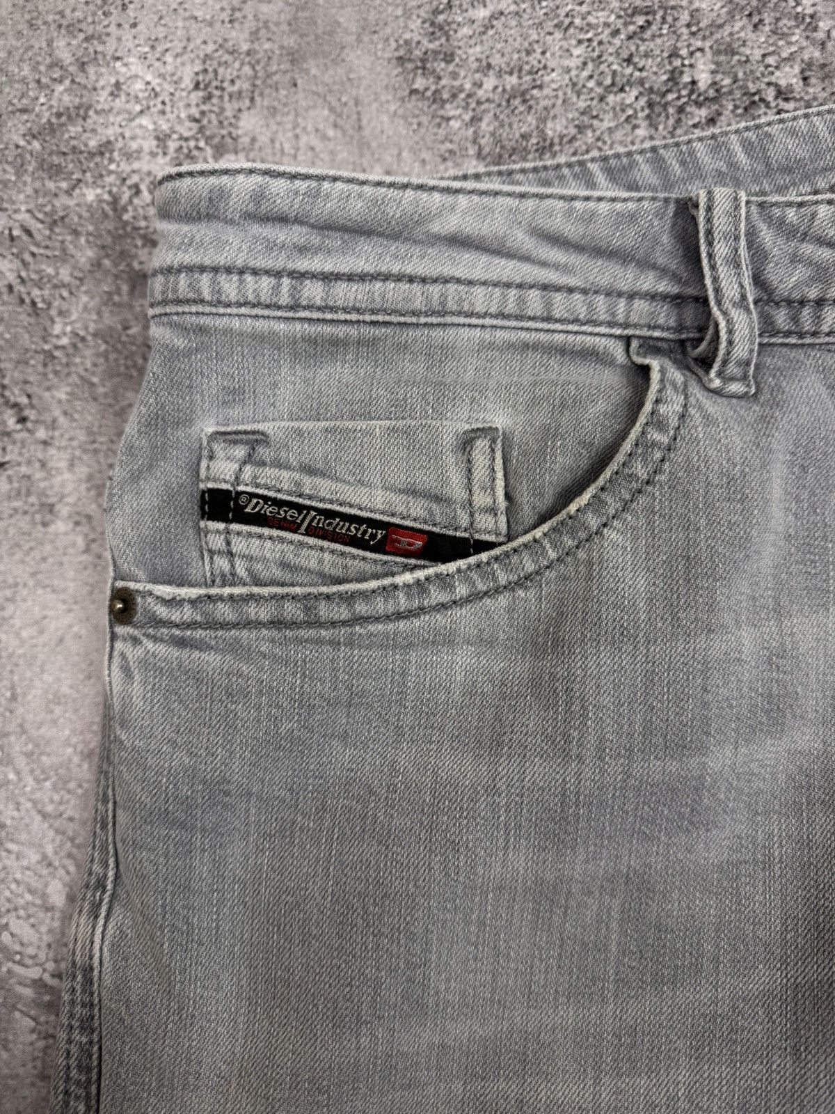 Diesel Diesel Men Cotton Jeans Grey Size 33 Size US 33 - 5 Thumbnail