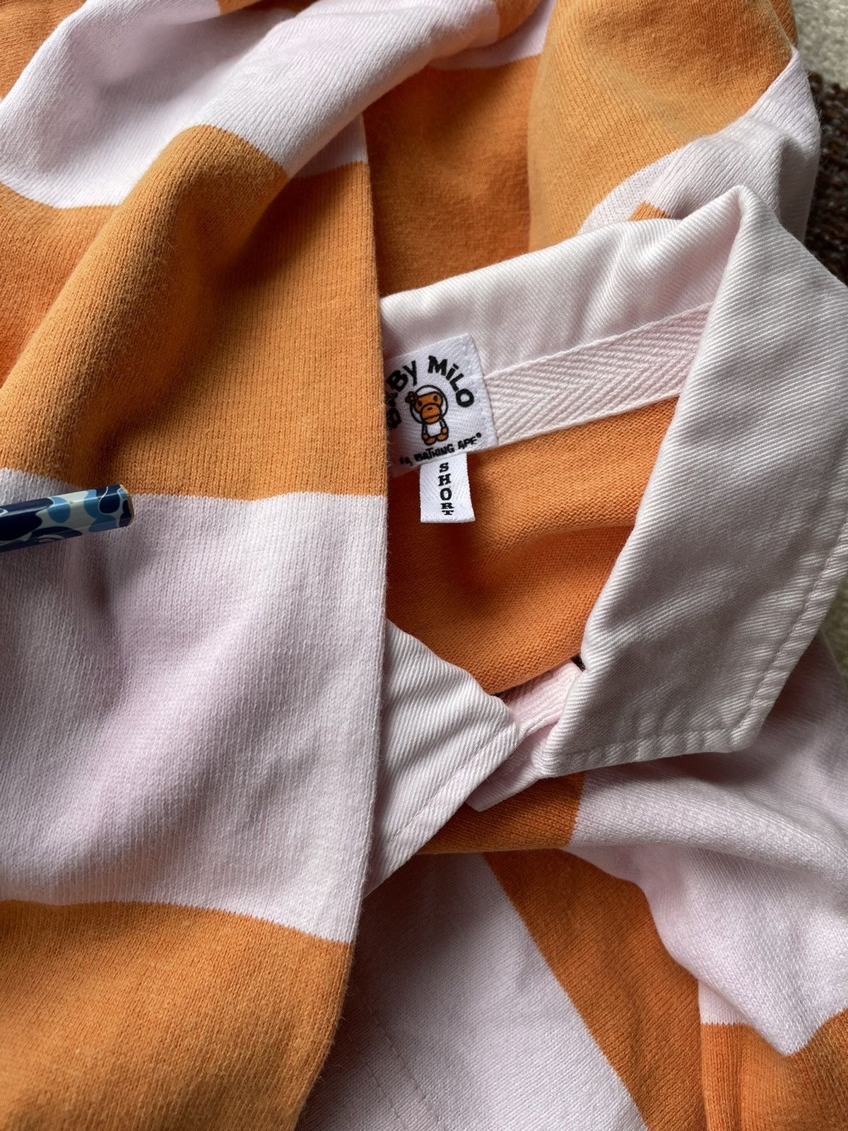 Bape Baby Milo Striped Rugby Shirt Size S / US 4 / IT 40 - 14 Thumbnail