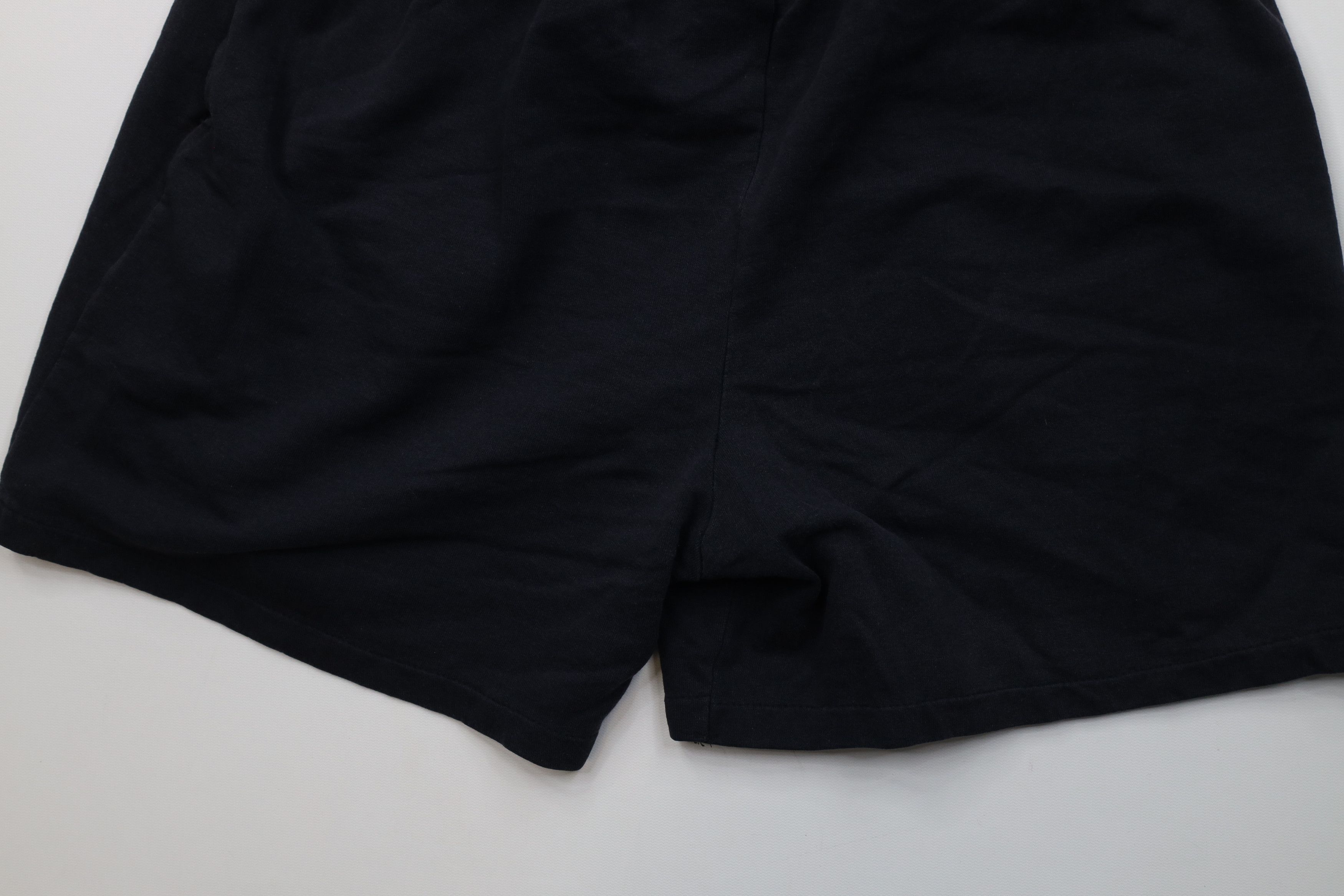 Vintage Vintage 90s Streetwear Above Knee Sweatpants Shorts Black Size US 32 / EU 48 - 12 Thumbnail