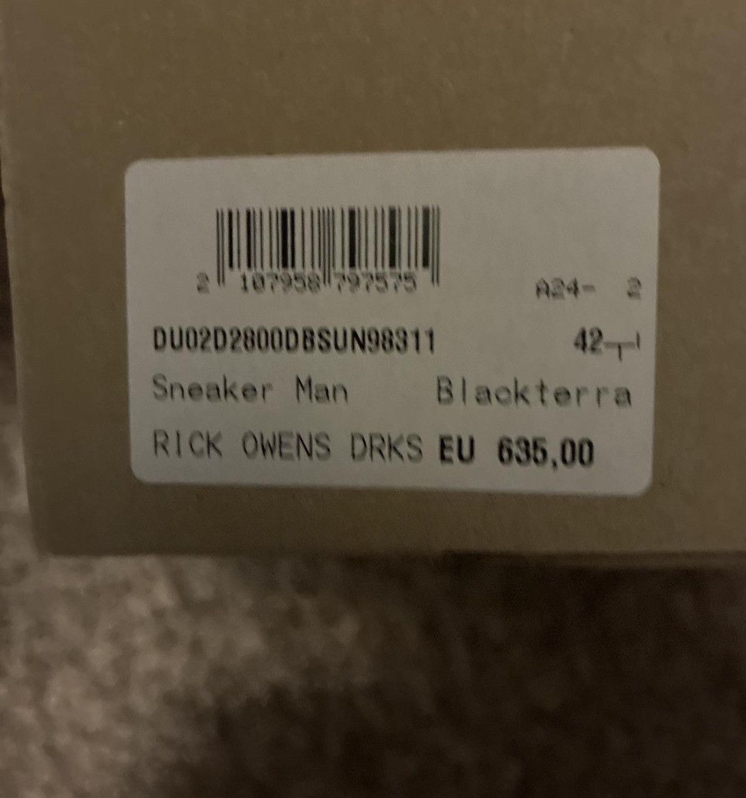 Rick Owens Drkshdw Rick Owens DRKS Size US 9.5 / EU 42-43 - 1 Thumbnail