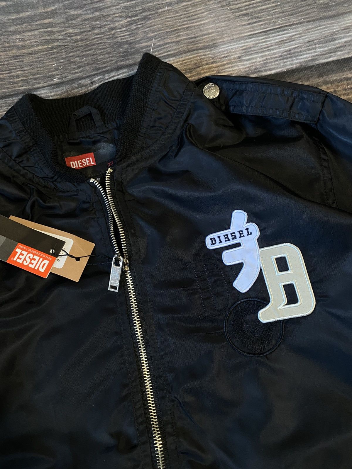 Diesel Diesel Vintage Men’s Bomber Big Logo y2k Size US M / EU 48-50 / 2 - 4 Thumbnail