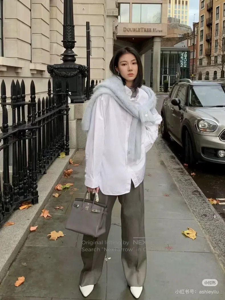 Balenciaga Balenciaga White Shirt, Asymmetrical Style Size XXS / US 00 / IT 34 - 7 Thumbnail