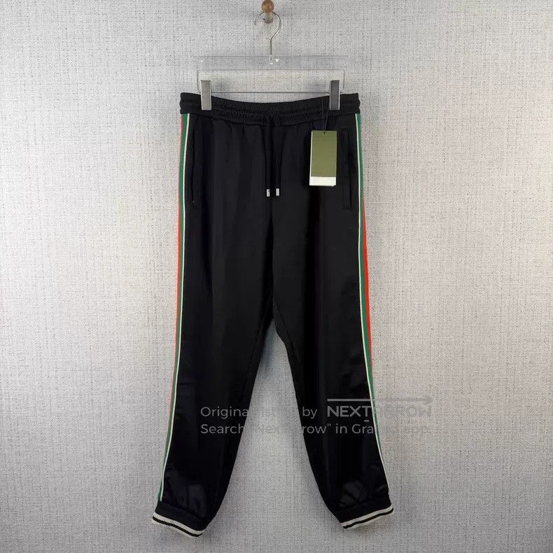 Gucci Gucci Size L FW22 Contrast Colour Striped Logo Plain Casual Size US 33 - 1 Thumbnail