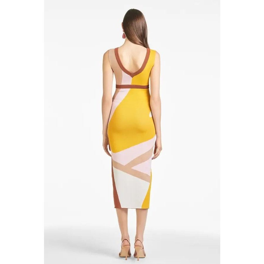 Sachin & Babi SACHIN + BABI “Malaina” Knit Sleeveless Bodycon Midi Dress Size M / US 6-8 / IT 42-44 - 3 Thumbnail