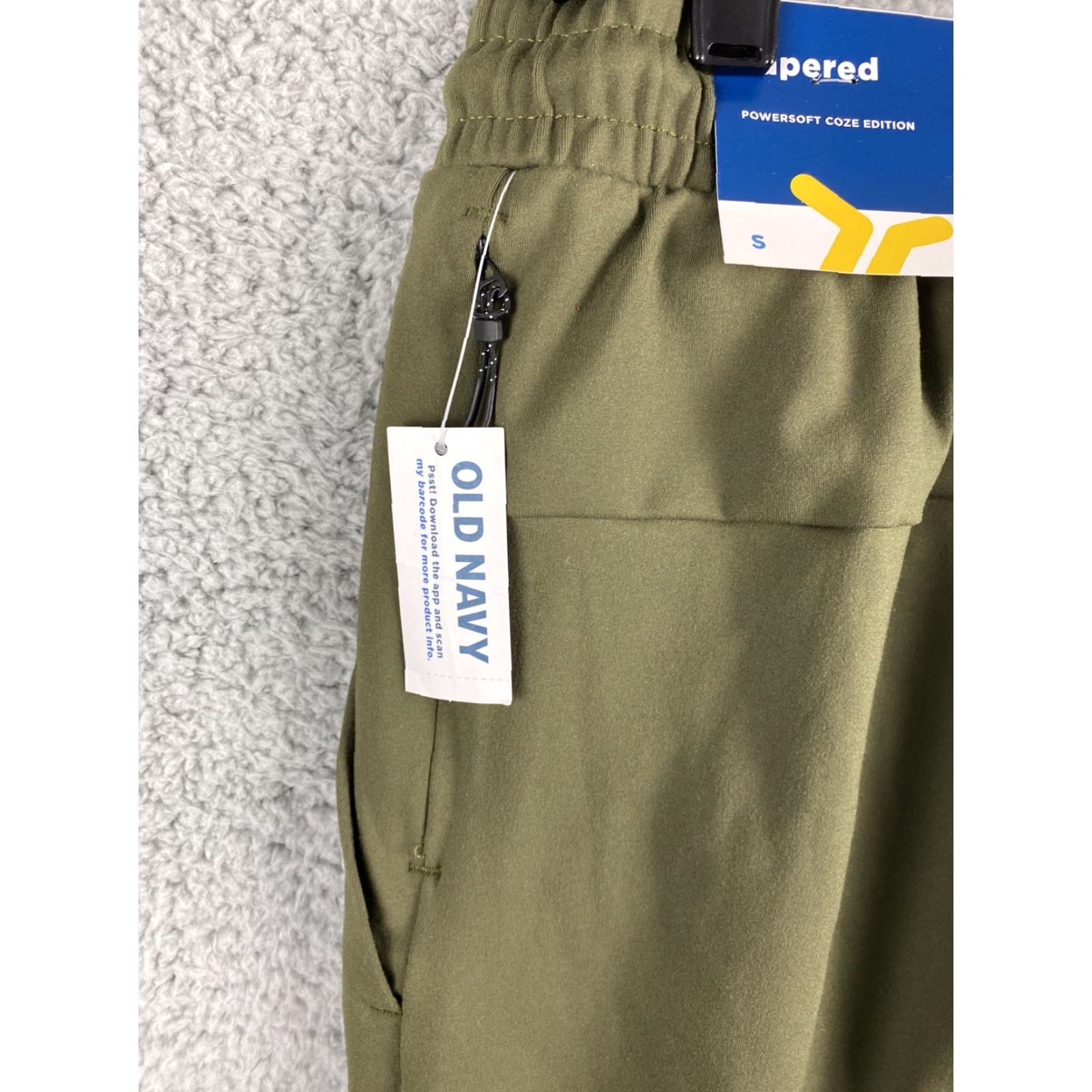 Old Navy Old Navy Pants Men's Size S Olive Green Essentials Track Pants Slim Fit Pocket Mens Fashion Activewear - Size US 29 - 7 Thumbnail