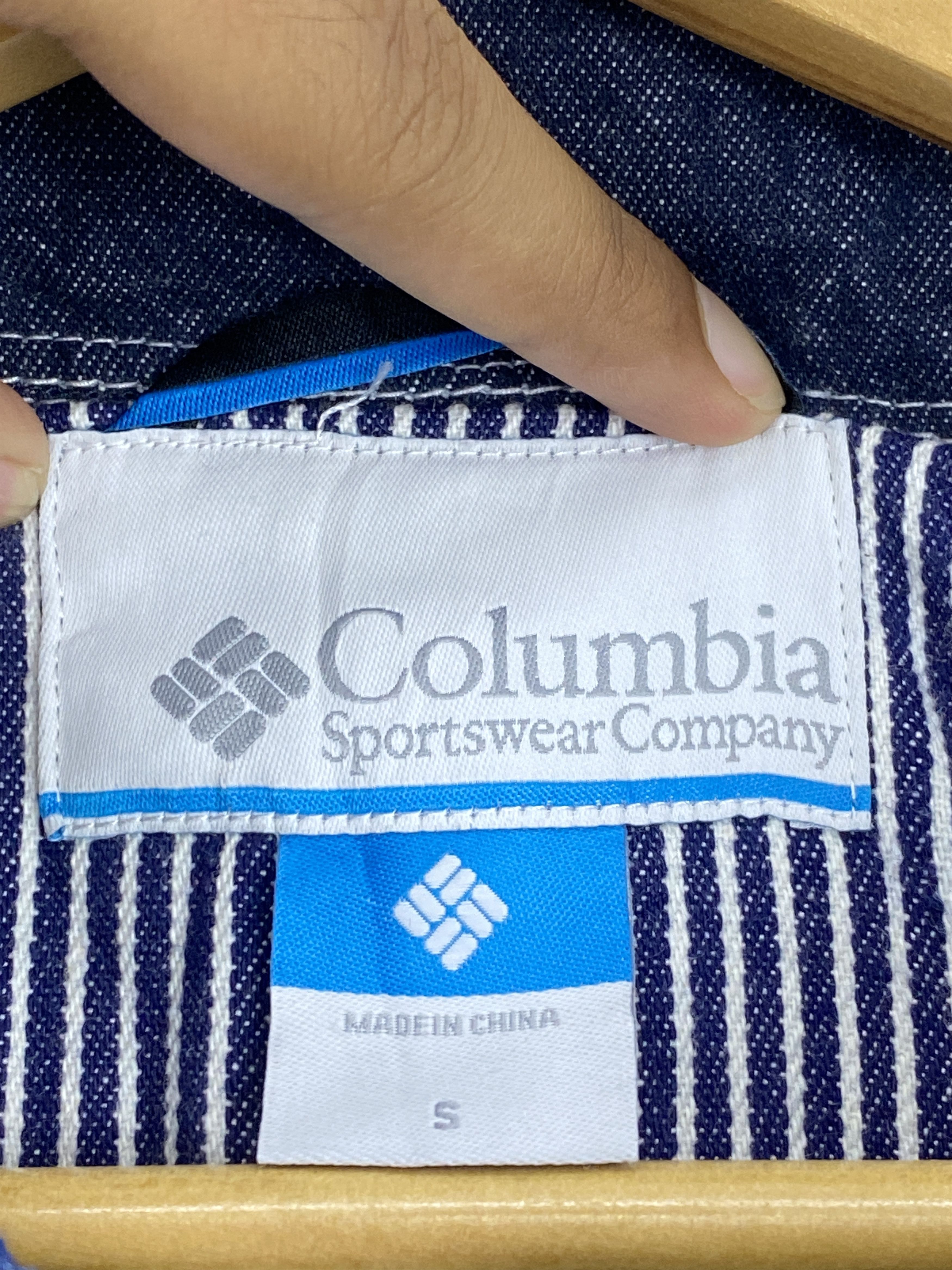 Columbia Vintage Columbia Multi pocket Tactical Denim Jacket J1864 Size US S / EU 44-46 / 1 - 8 Thumbnail