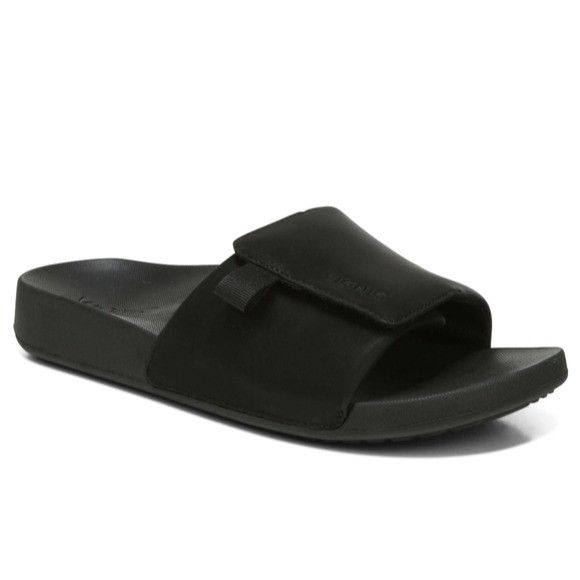 Vionic OrthaHeel Shoes Keira Black Synthetic Platform Comfort Summ, Women's (Size 9)