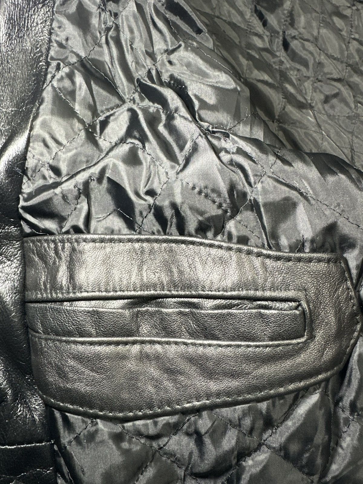 Vera Pelle Vera Pelle Leather Jacket Size US XL / EU 56 / 4 - 4 Thumbnail