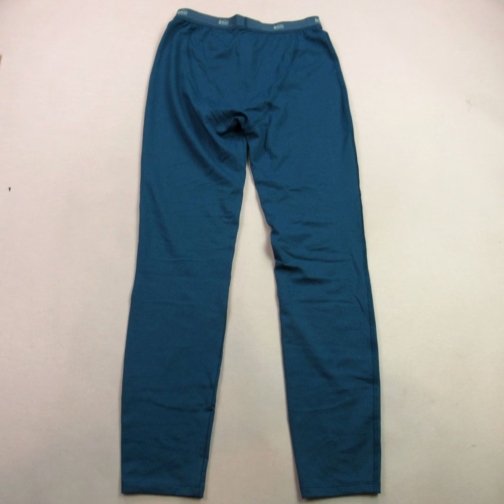 Vintage REI Leggings Womens XL 18 Blue Casual Stretch Lightweight Knit Ankle Pockets Logo Athletic Jeans Trousers Size 40" / US 18 - 4 Thumbnail