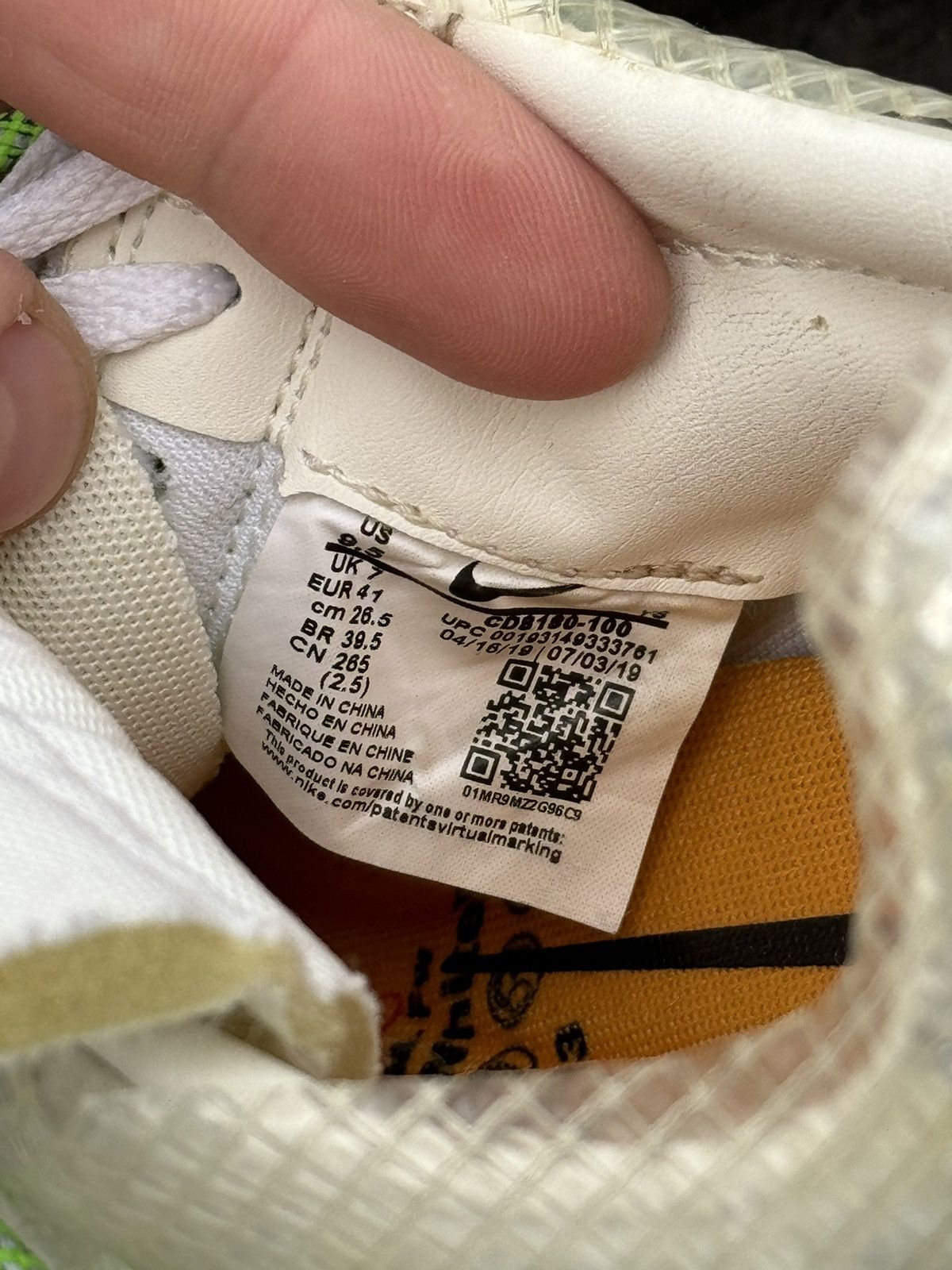 Nike × Off-White Nike Waffle Racer X Off-White White Electric Green Size US 7 / EU 40 - 21 Thumbnail