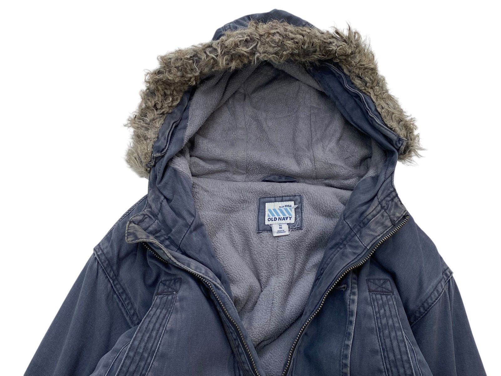 Old Navy Vtg Old Navy Jacket Fur Lgb Style Size US L / EU 52-54 / 3 - 4 Thumbnail