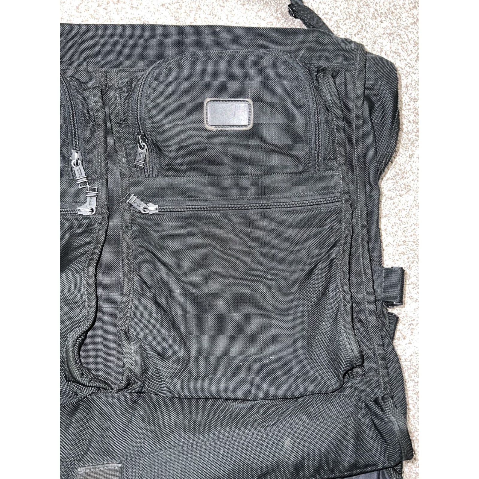 Tumi Tumi Black Nylon Bi-Fold Hanging Luggage Garment Bag Men Black Nylon Bi-Fold Hanging Luggage Garment Bag 42” unfolded 24” wide Size ONE SIZE - 2 Thumbnail
