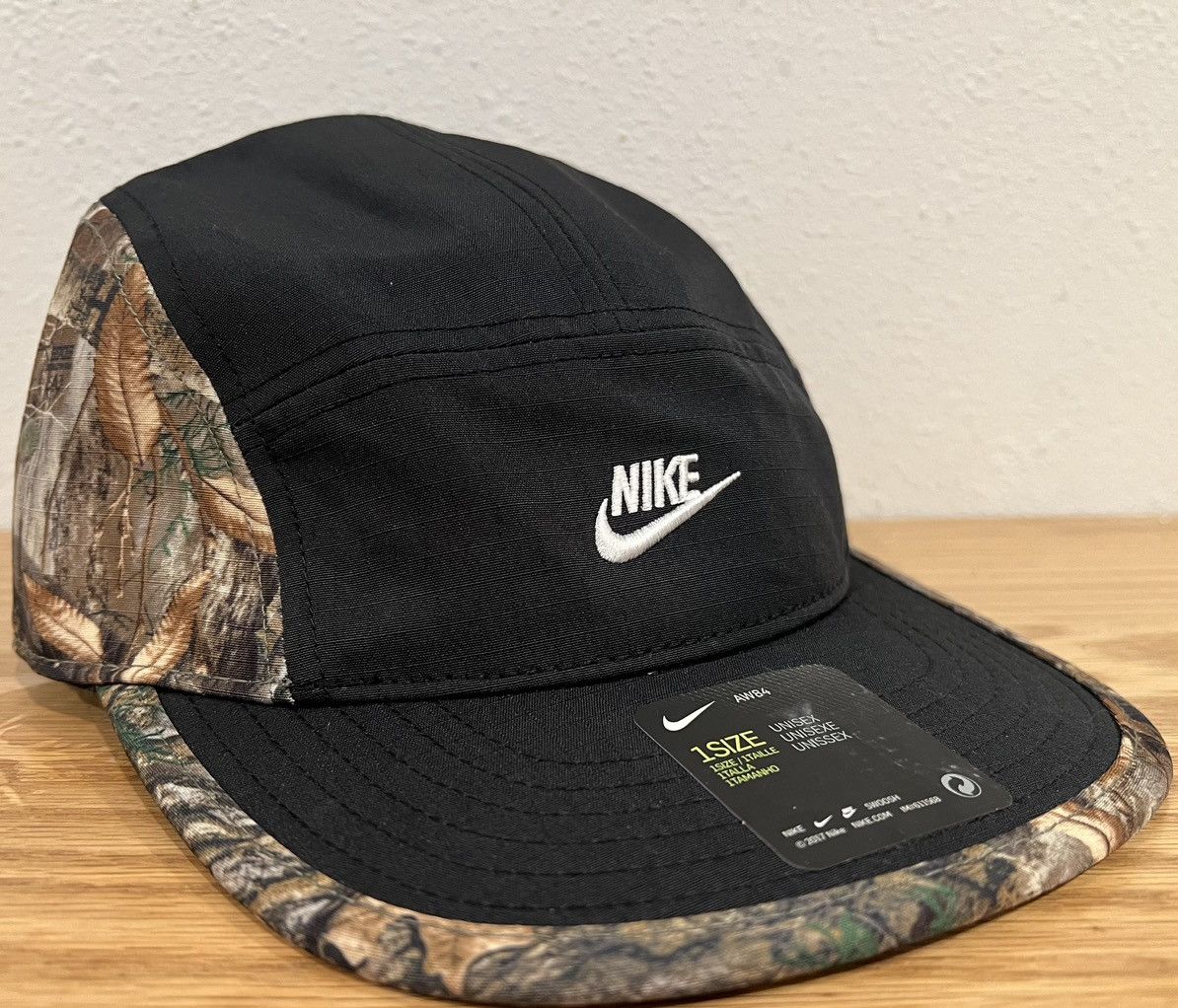 Nike × Realtree Nike AW84 Realtree Camo 5 Panel Hat Cap Adult