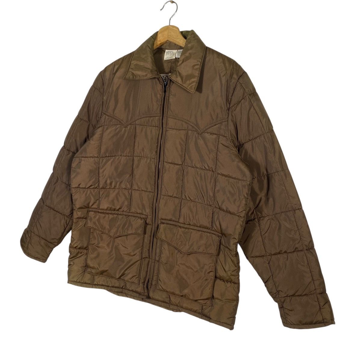 Japanese Brand Vintage Wallo Blizzard Purf Zipper Jacket M Size Brown Size US M / EU 48-50 / 2 - 2 Thumbnail