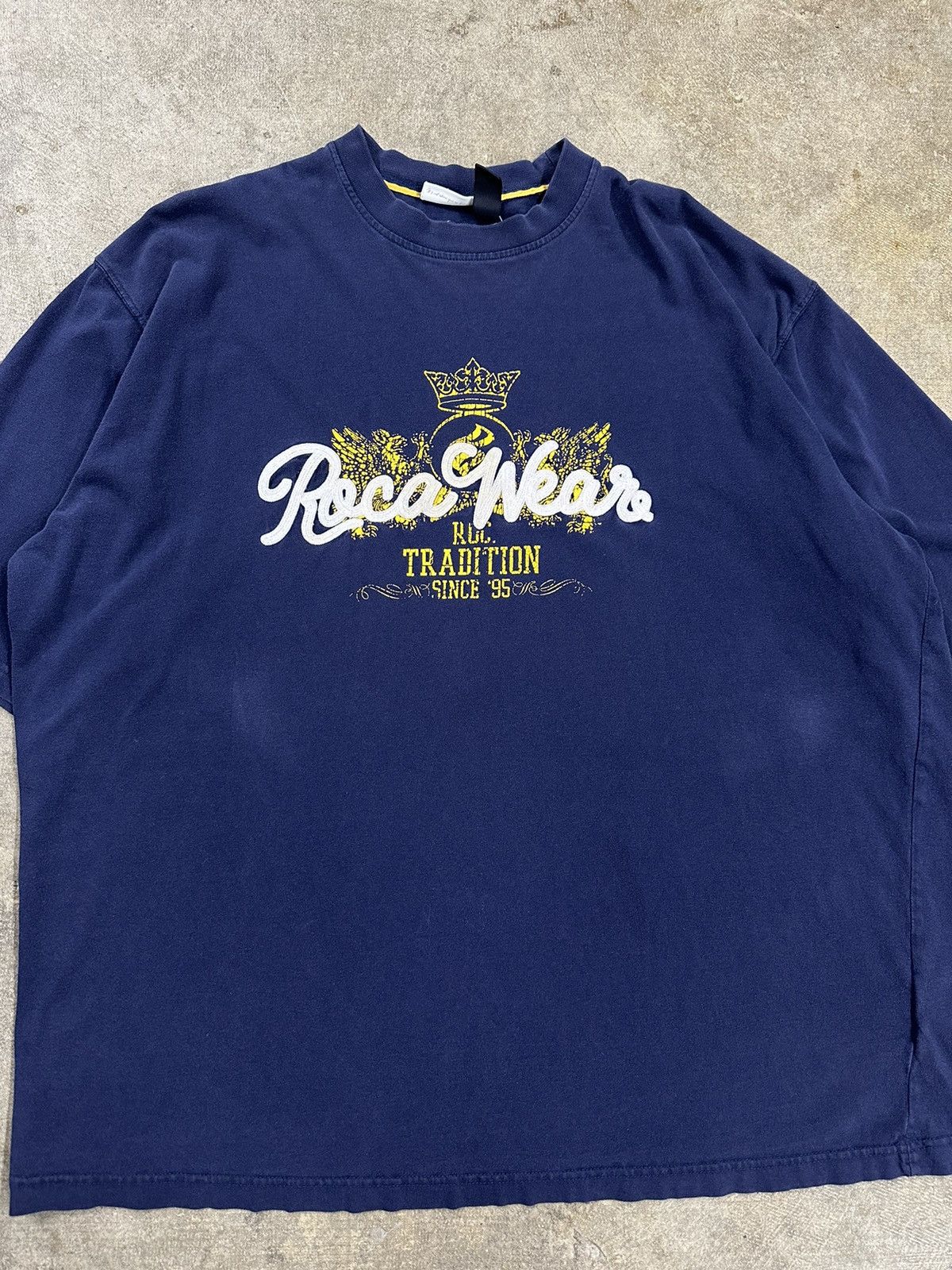 Rocawear Crazy Y2K Rocawear Embroidered Logo Sweatshirt Size US XXL / EU 58 / 5 - 3 Thumbnail