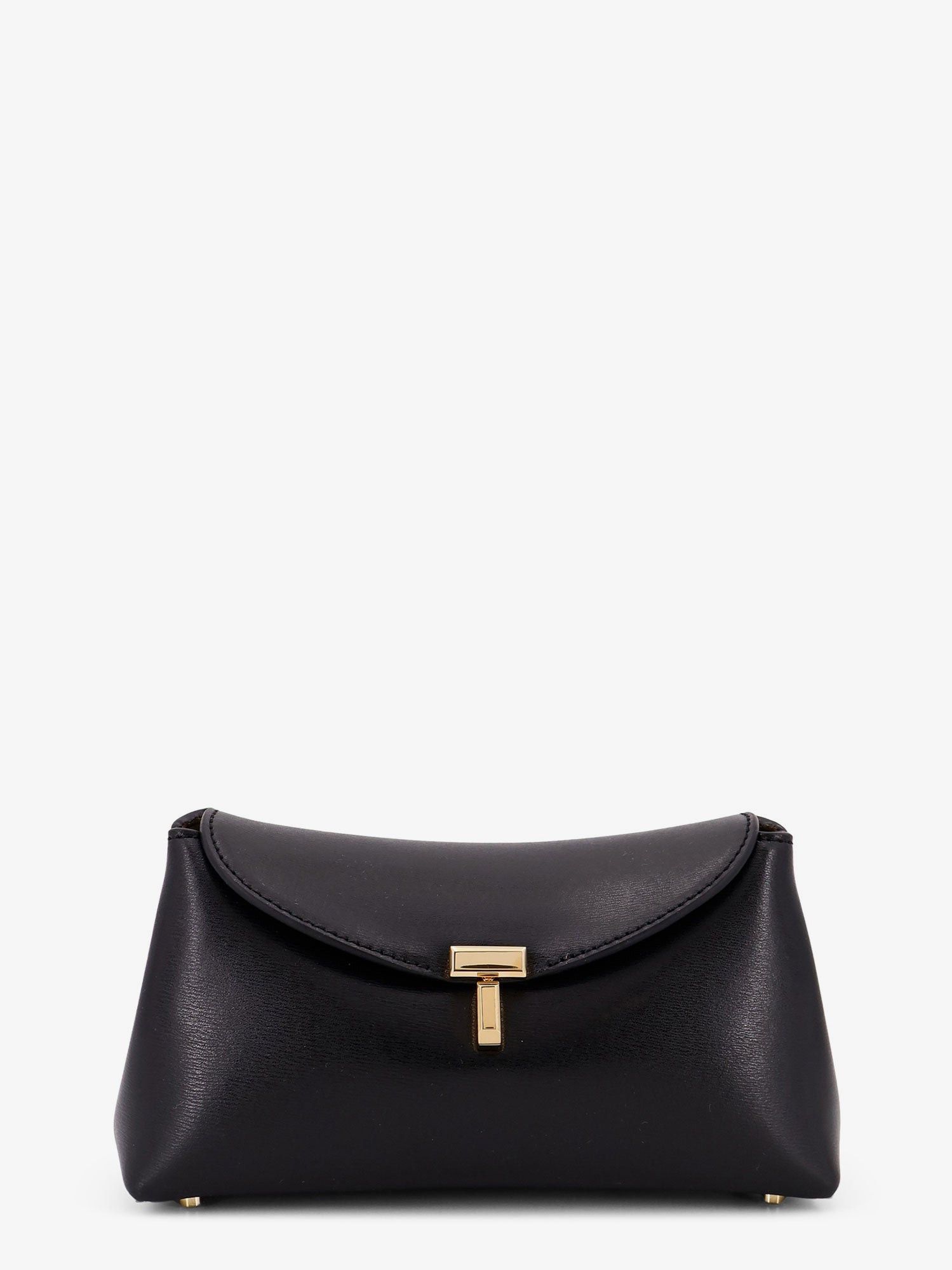 Toteme Mini T-Lock Leather Clutch Size ONE SIZE - 1 Thumbnail
