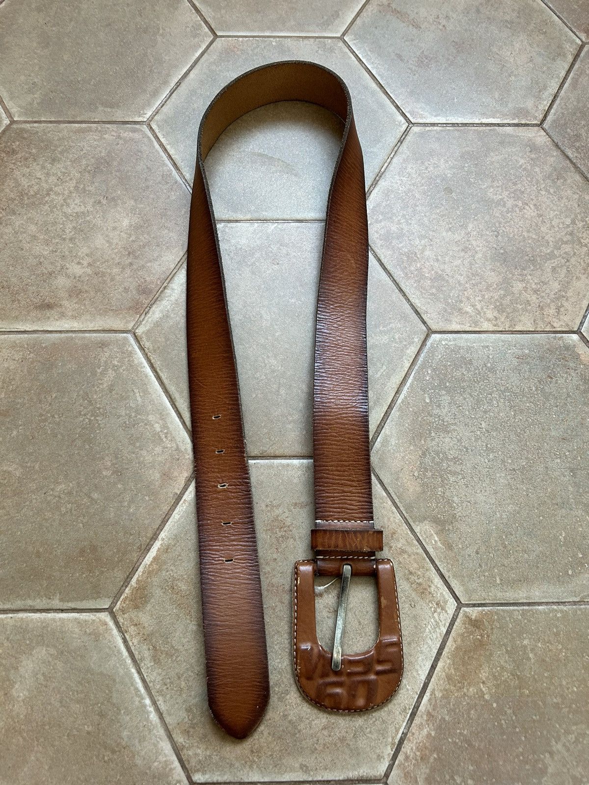 Miss Sixty Vintage Y2K Snake Skin Leather Belt