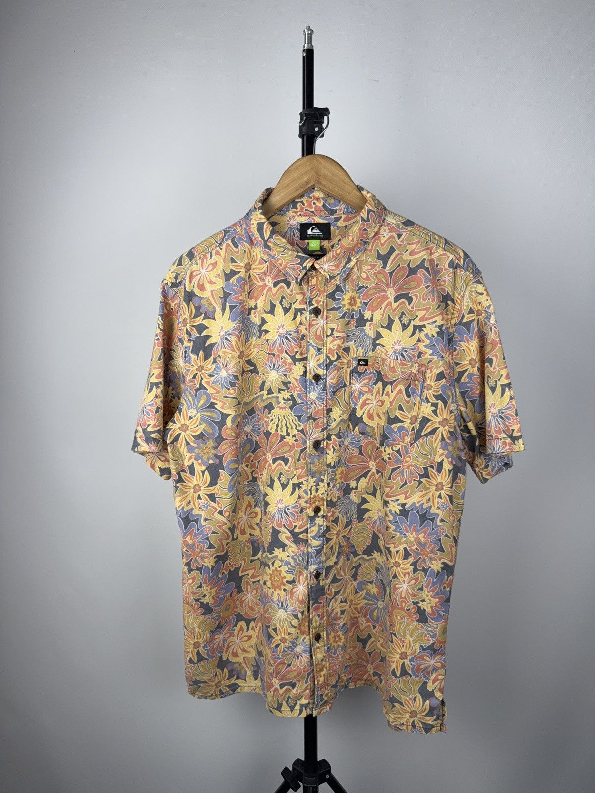 Quiksilver × Sun Surf Vintage style 00s QUIKSILVER Surf Hawaii Short Sleeve Shirt Size US M / EU 48-50 / 2 - 1 Thumbnail