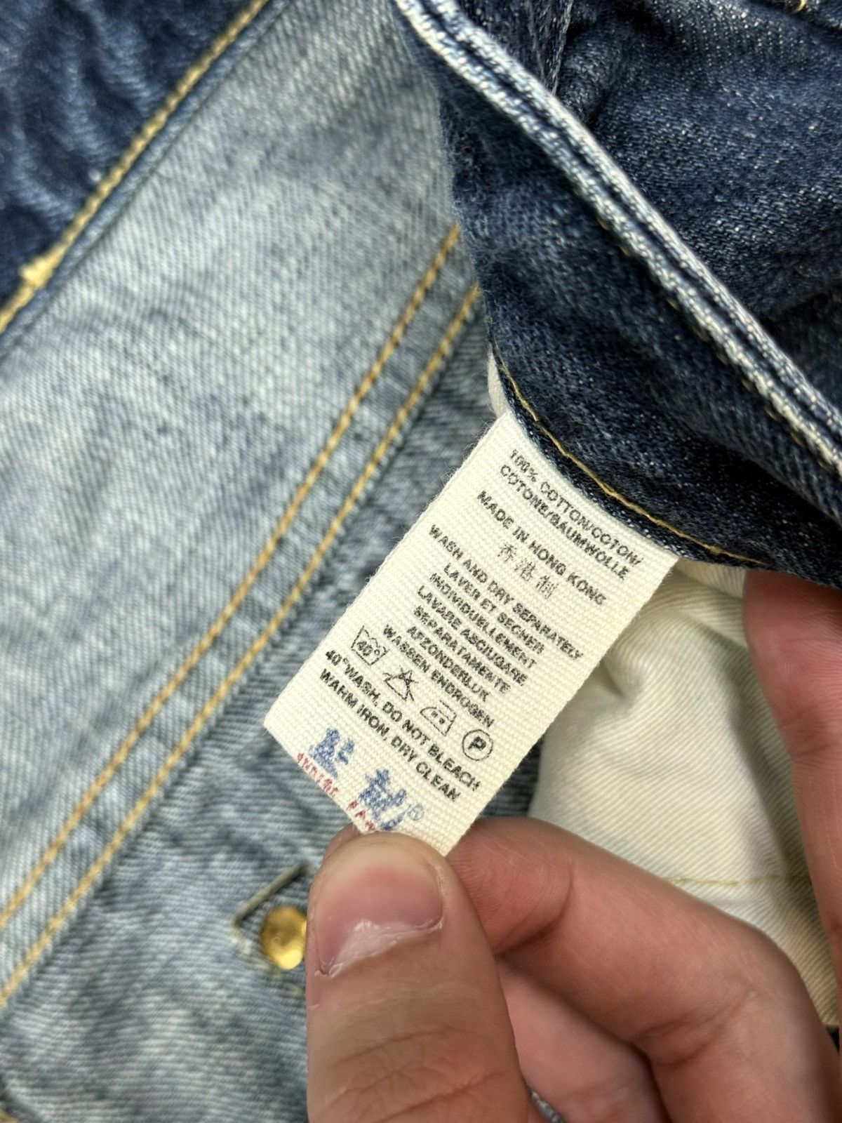 Garbstore Mens Garbstore Indigo Farm Japanese Blue Denim Selvedge Pant Size US 36 / EU 52 - 17 Thumbnail