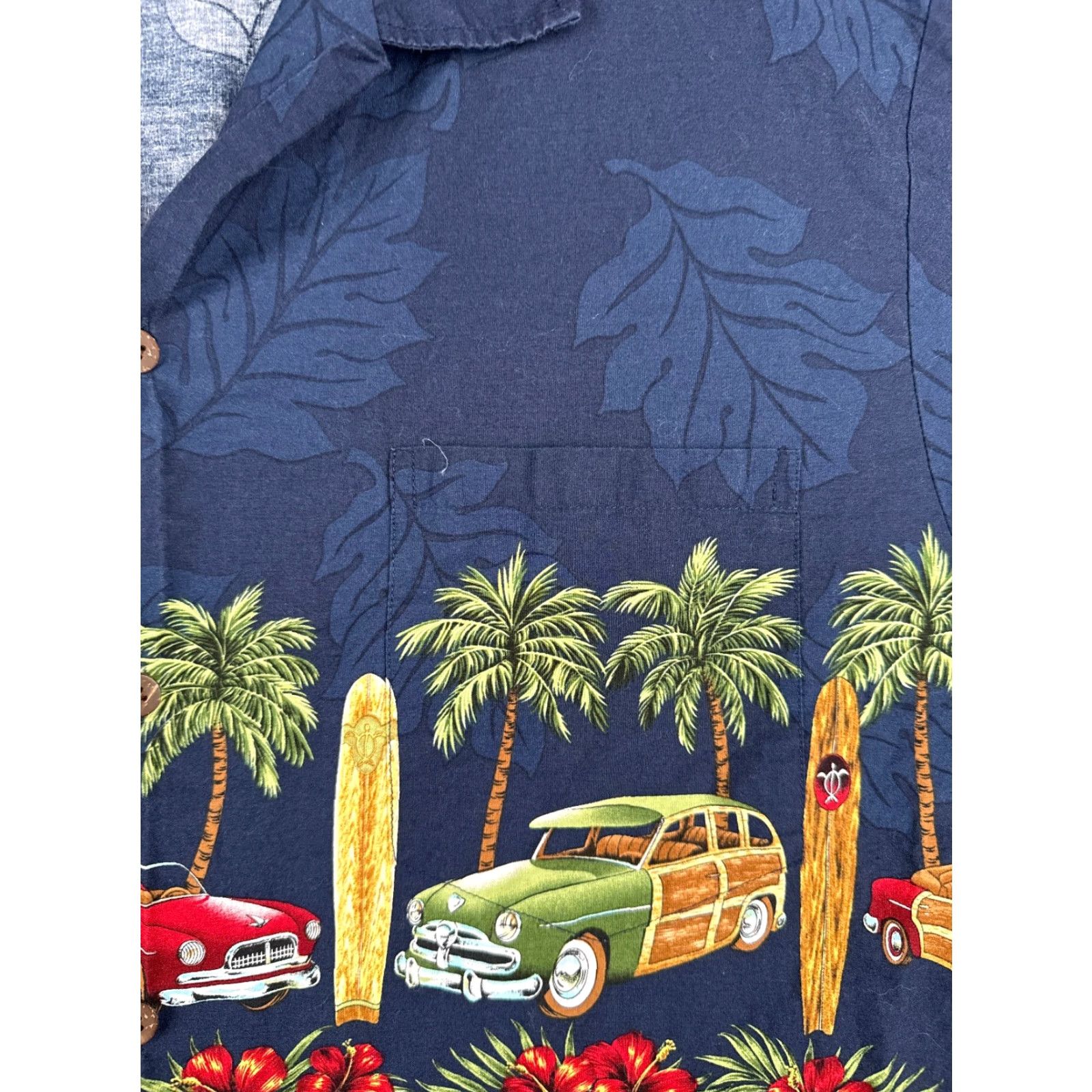Vintage VINTAGE Hawaiian Reserve Collection Shirt Adult 2XL XXL Blue Floral Hawaii Luau Resort Garden Party/Cocktail Wedding Men Mens Size US XXL / EU 58 / 5 - 6 Thumbnail