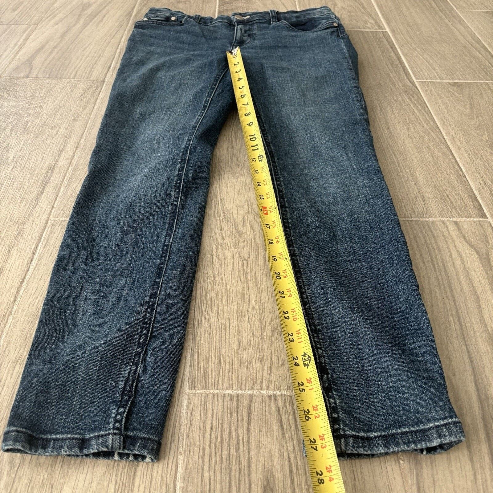 Zara Zara Women’s Sz. 8 Mid Rise Slim Fit Medium Wash Jeans Size 30" / US 8 / IT 44 - 10 Thumbnail