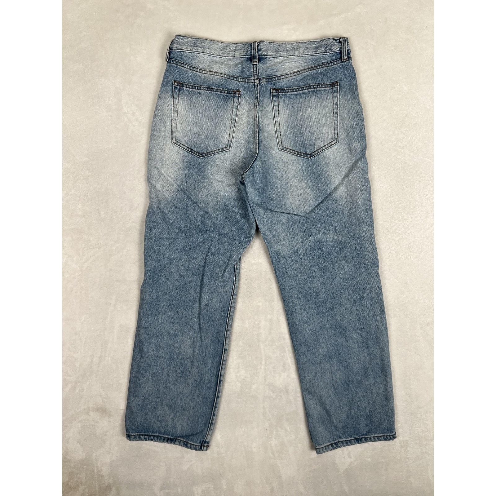 Other We The Free Mom Jeans Women's 31 Blue Light Wash High Rise B Size 31" - 5 Thumbnail