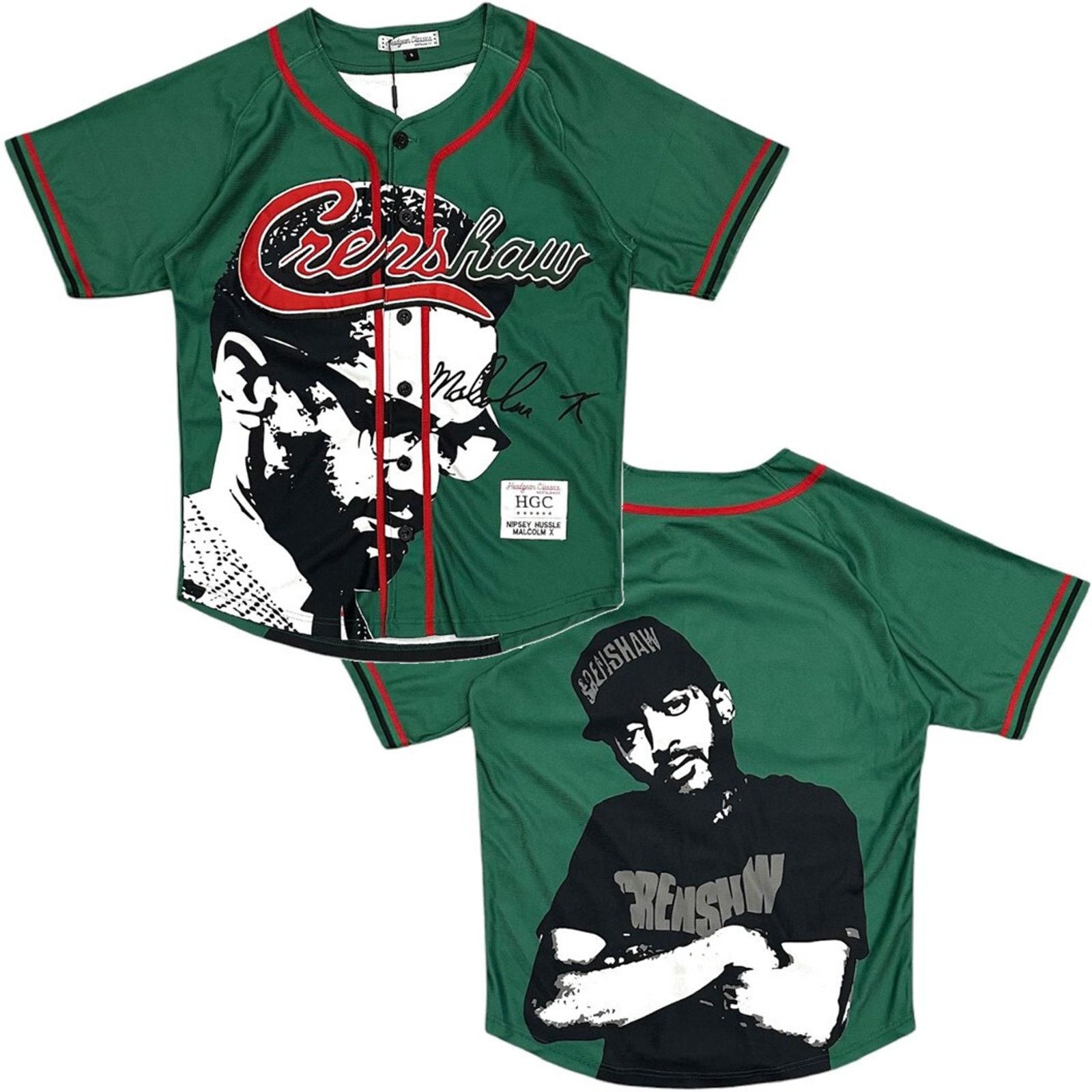 Other Nipsey Hustle Malcolm X Headgear Classics Baseball Jersey Size US L / EU 52-54 / 3 - 1 Thumbnail