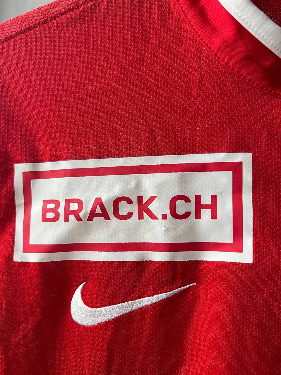 Nike 2012/13 FC BIEL/BIENNA #12 MATCH WORN HOME SOCCER JERSEY M Size US M / EU 48-50 / 2 - 6 Thumbnail