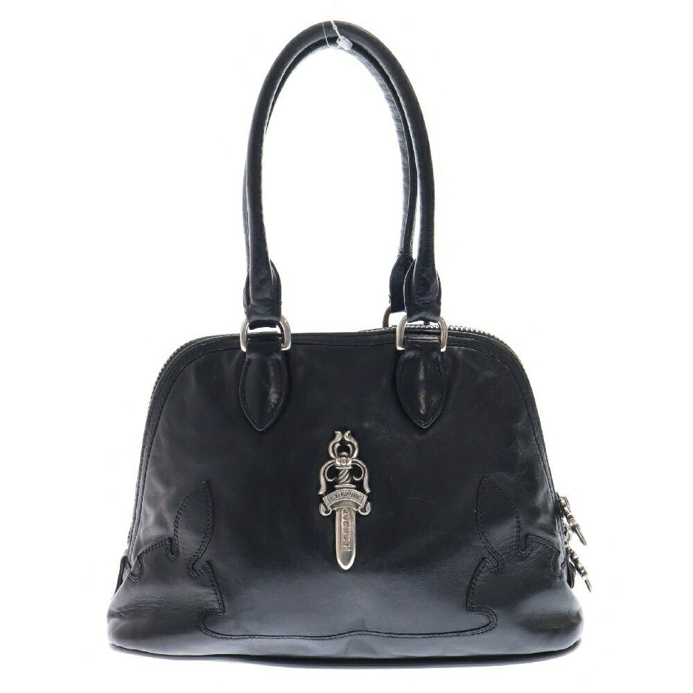 Chrome Hearts Mini 'slouchy Mo' Dagger Fleur Strap Bag in Black, Women's