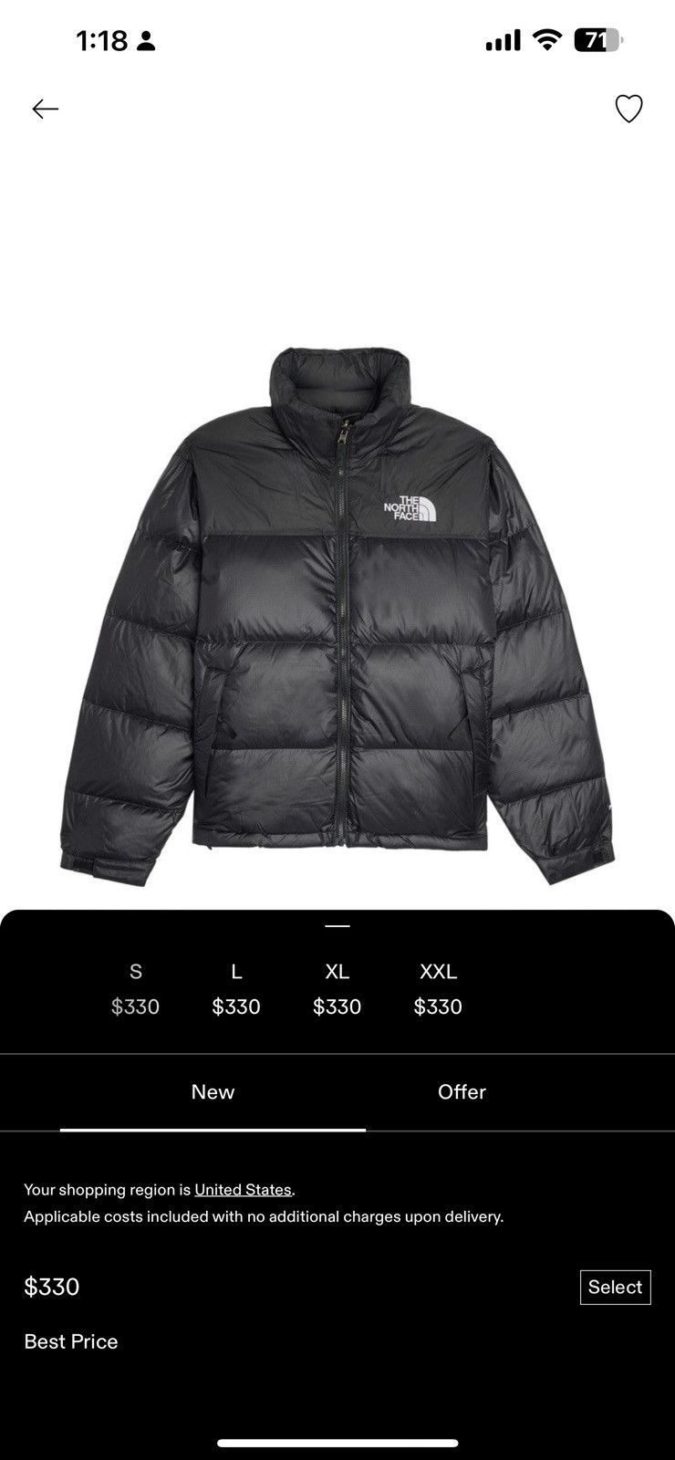 The North Face 1996 Retro Nuptse Removable Hood Down Puffer Jacket Size XL / US 12-14 / IT 48-50 - 11 Thumbnail