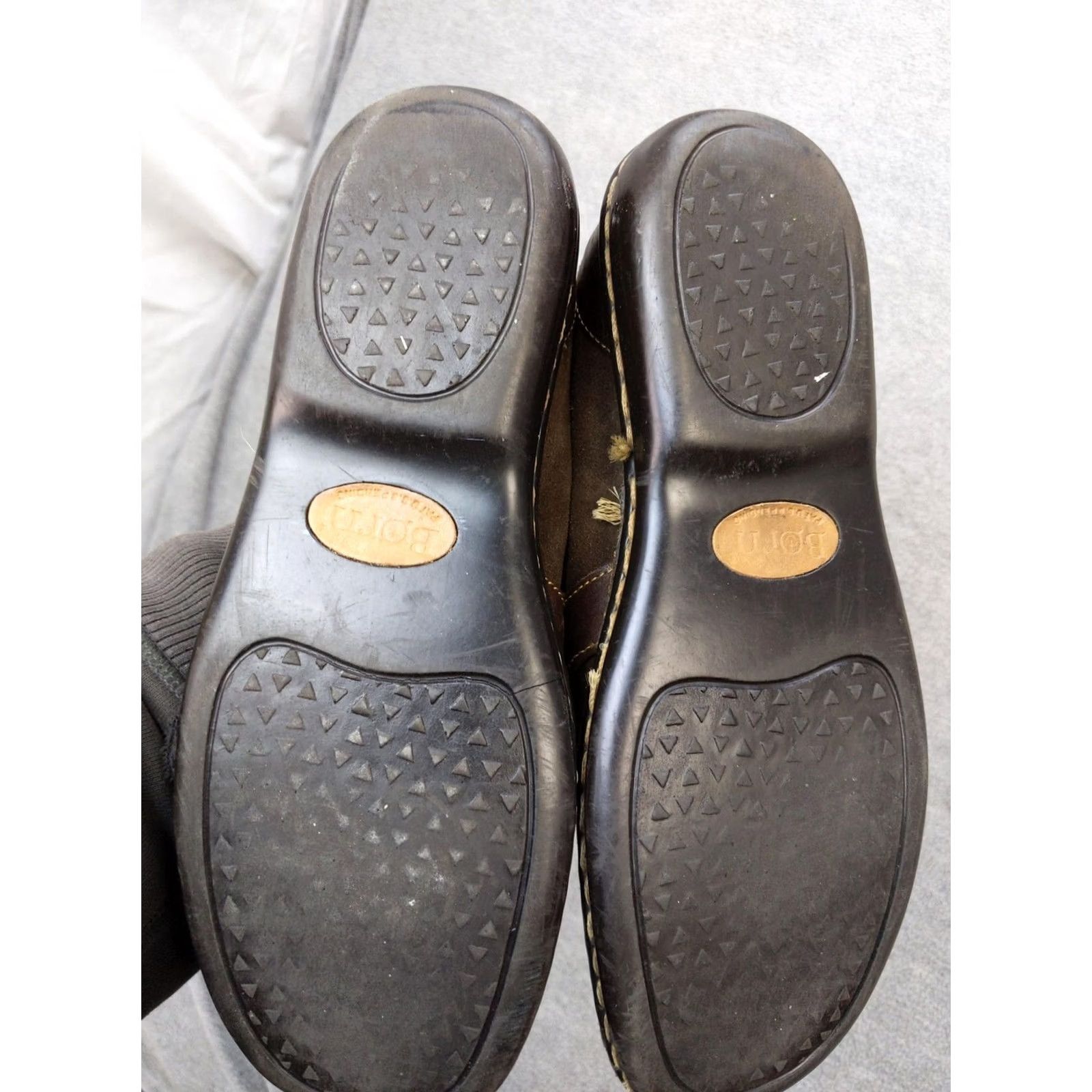 Born Born Womens Loafer Casual Slip On Brown Suede W0261 Buckle 8 M 39 39? Size US 8 / IT 38 - 7 Thumbnail