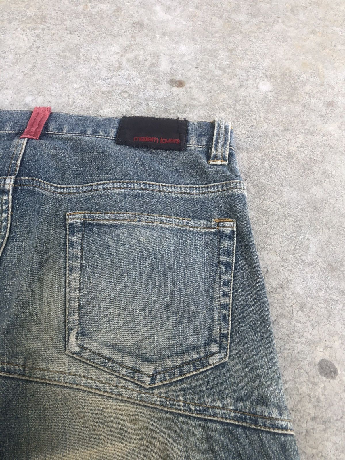 If Six Was Nine Japanese Modern Lover Flared Jeans Distressed Patchwork Size US 32 / EU 48 - 17 Thumbnail