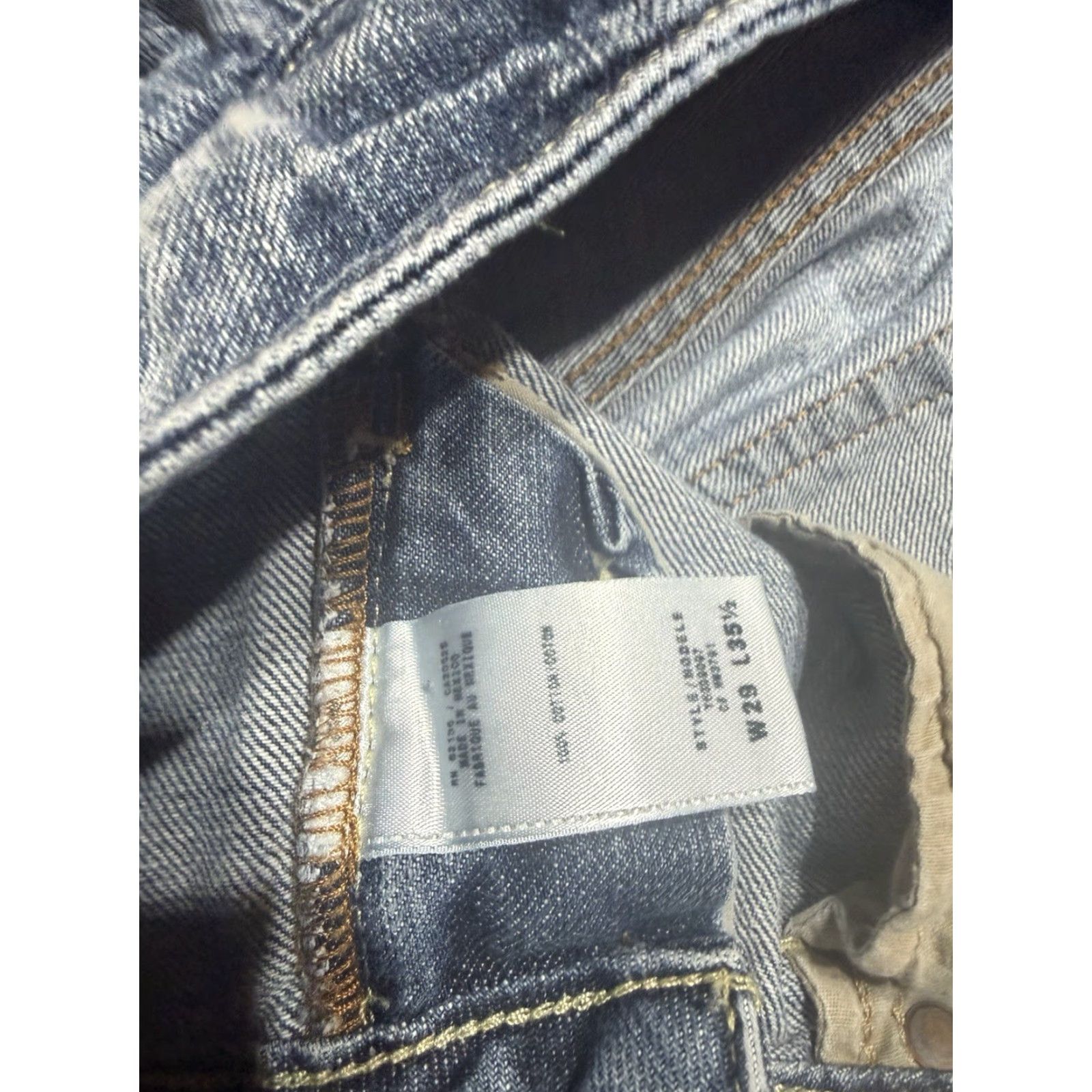 Guess GUESS Premium Daredevil Flare Women's Jeans Size 29 Blue Denim 29X35.5 FLAW Vintage: No, But— Size 29" - 6 Thumbnail